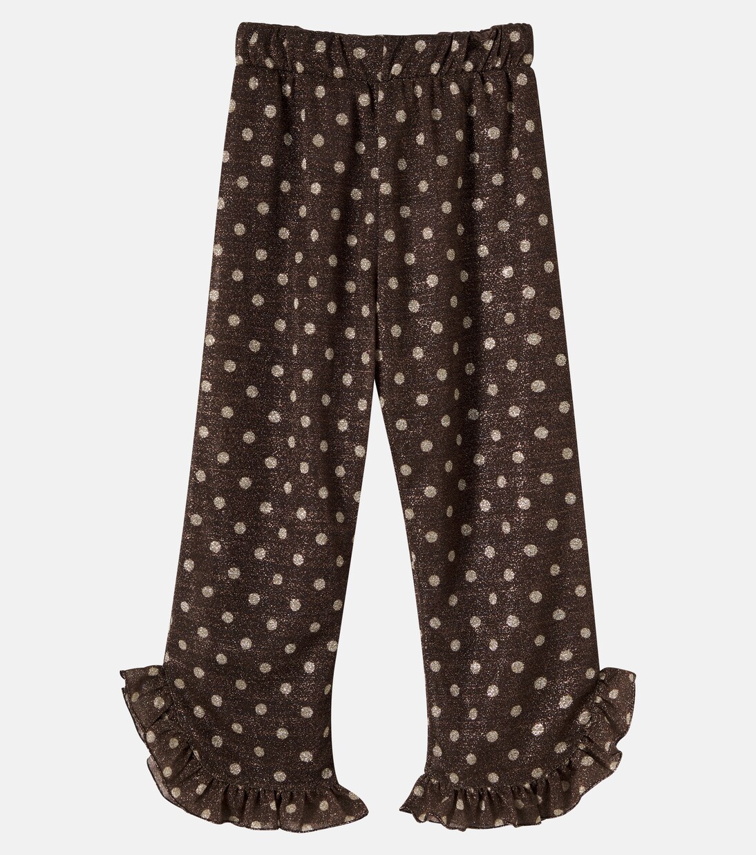 Osemini Lumière polka-dot ruffled pants | Oséree Kids