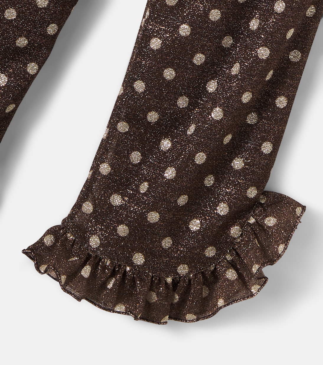 Osemini Lumière polka-dot ruffled pants | Oséree Kids