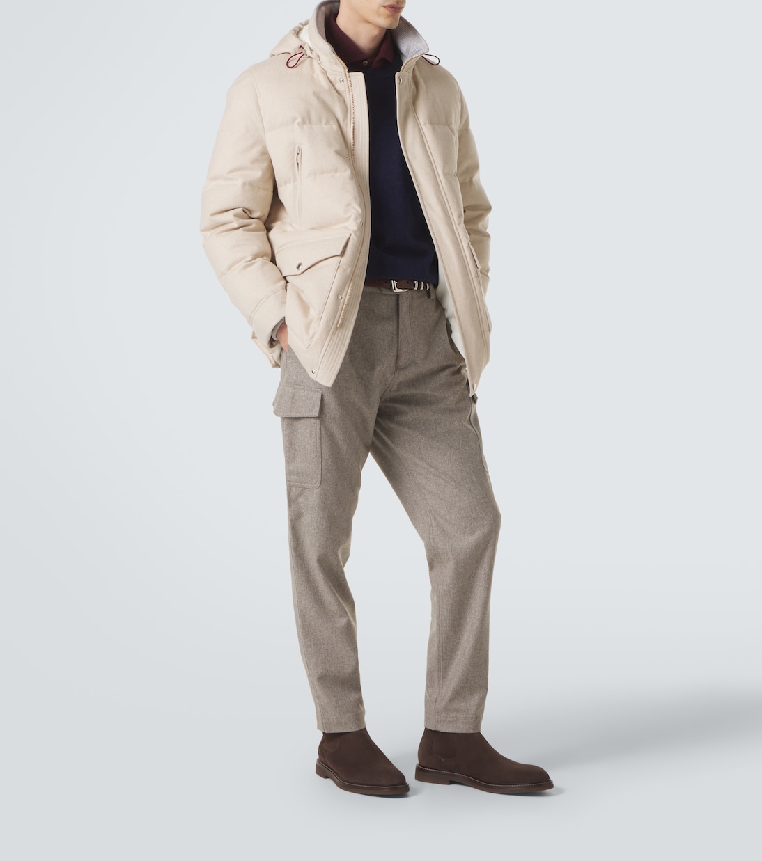 Botines Chelsea de ante | Brunello Cucinelli
