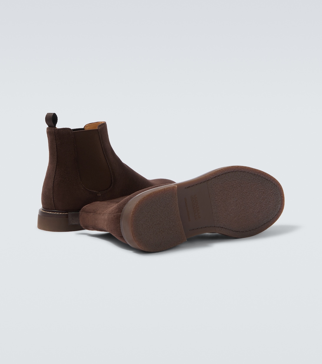 Botines Chelsea de ante | Brunello Cucinelli