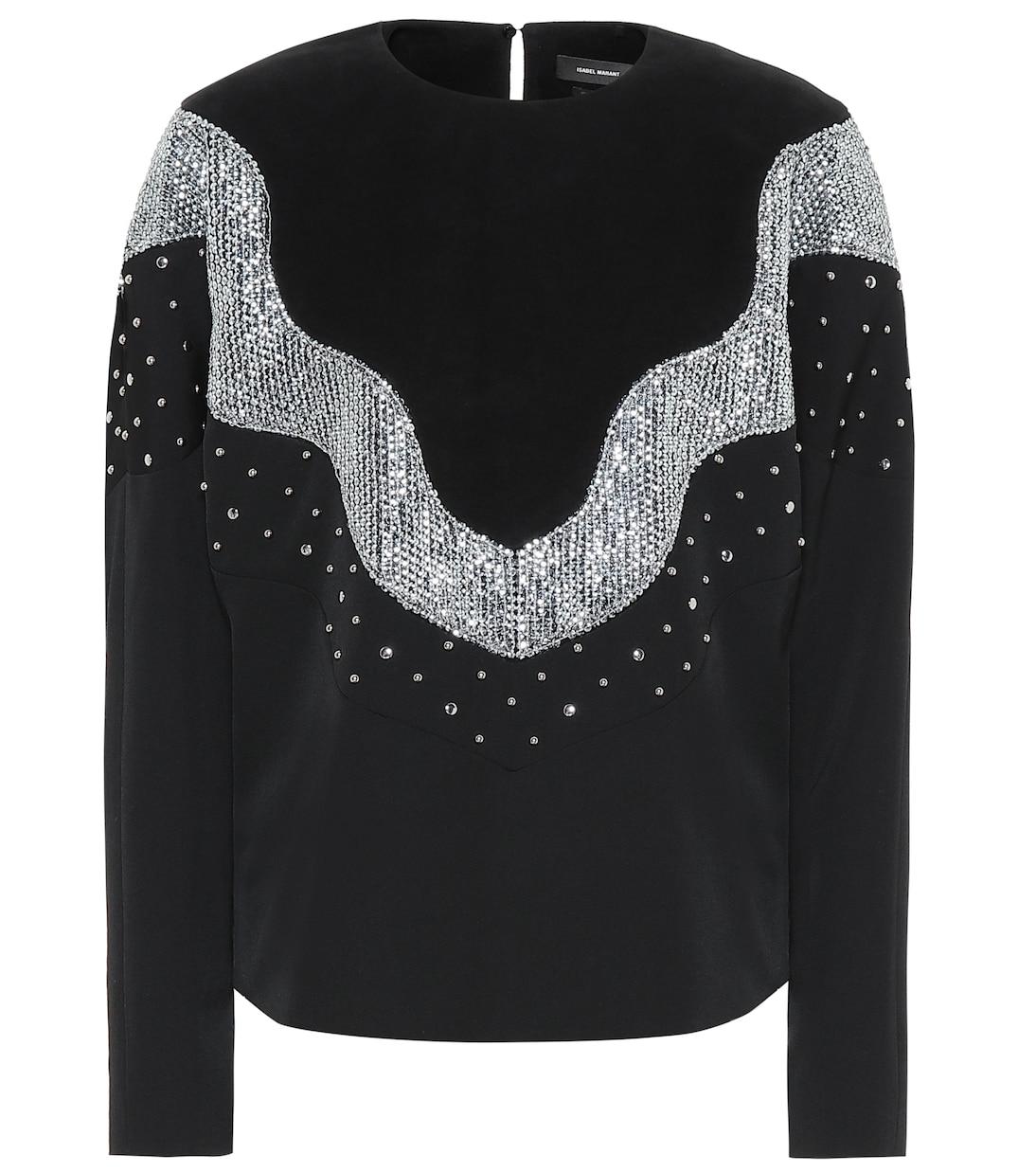 Top Valia en laine à sequins | Isabel Marant