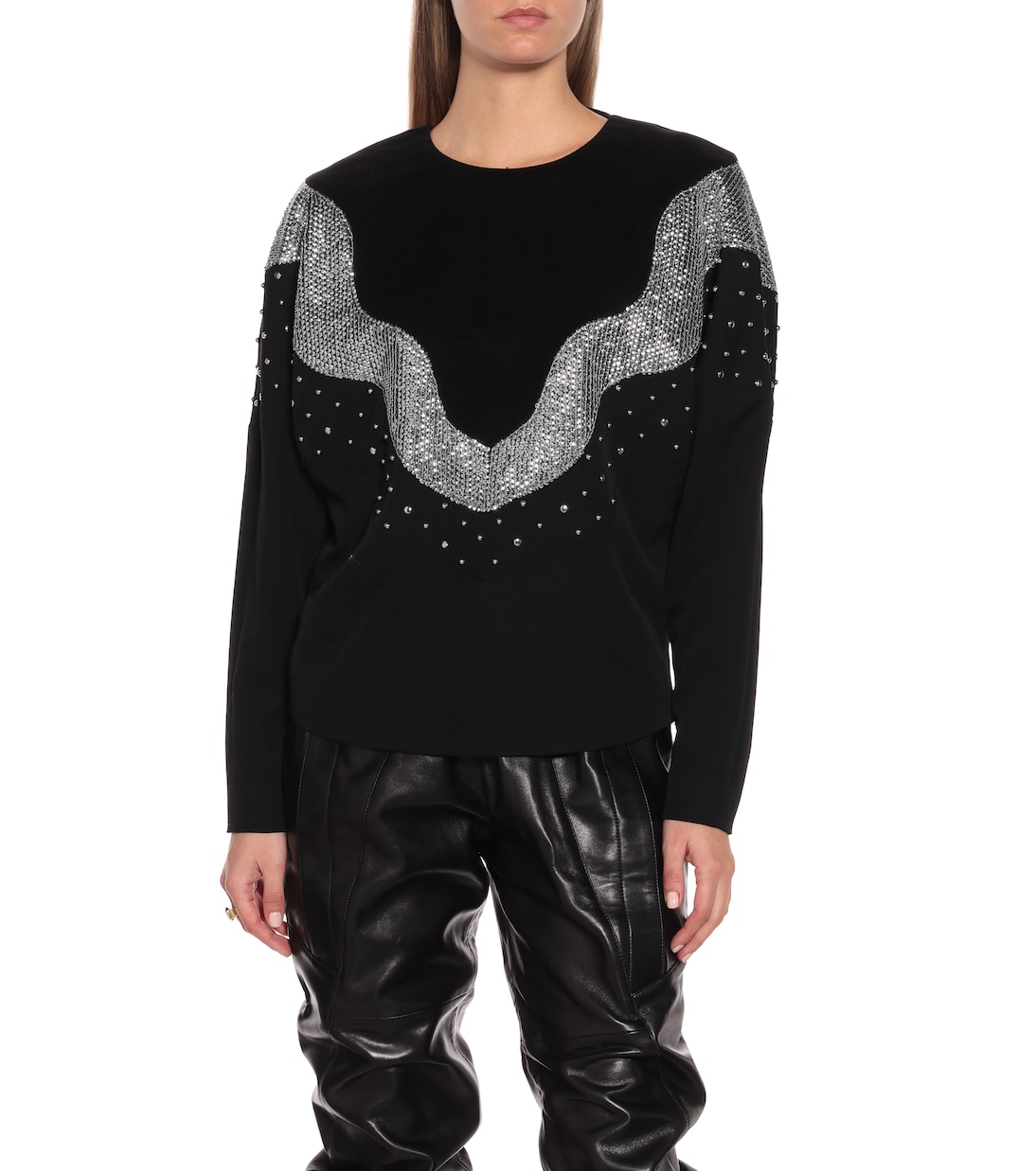 Top Valia en laine à sequins | Isabel Marant