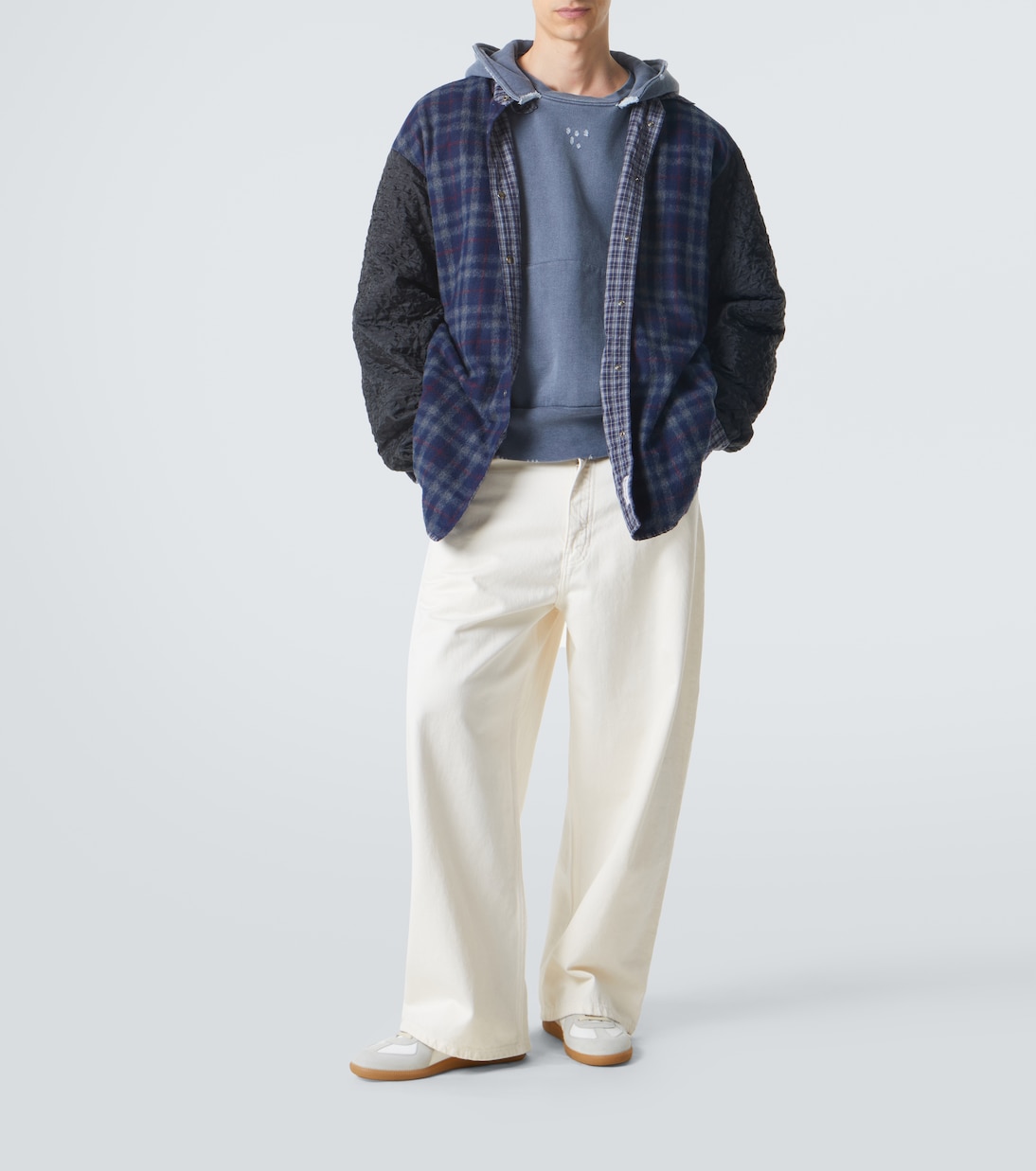 Sneakers Replica aus Leder und Veloursleder | Maison Margiela