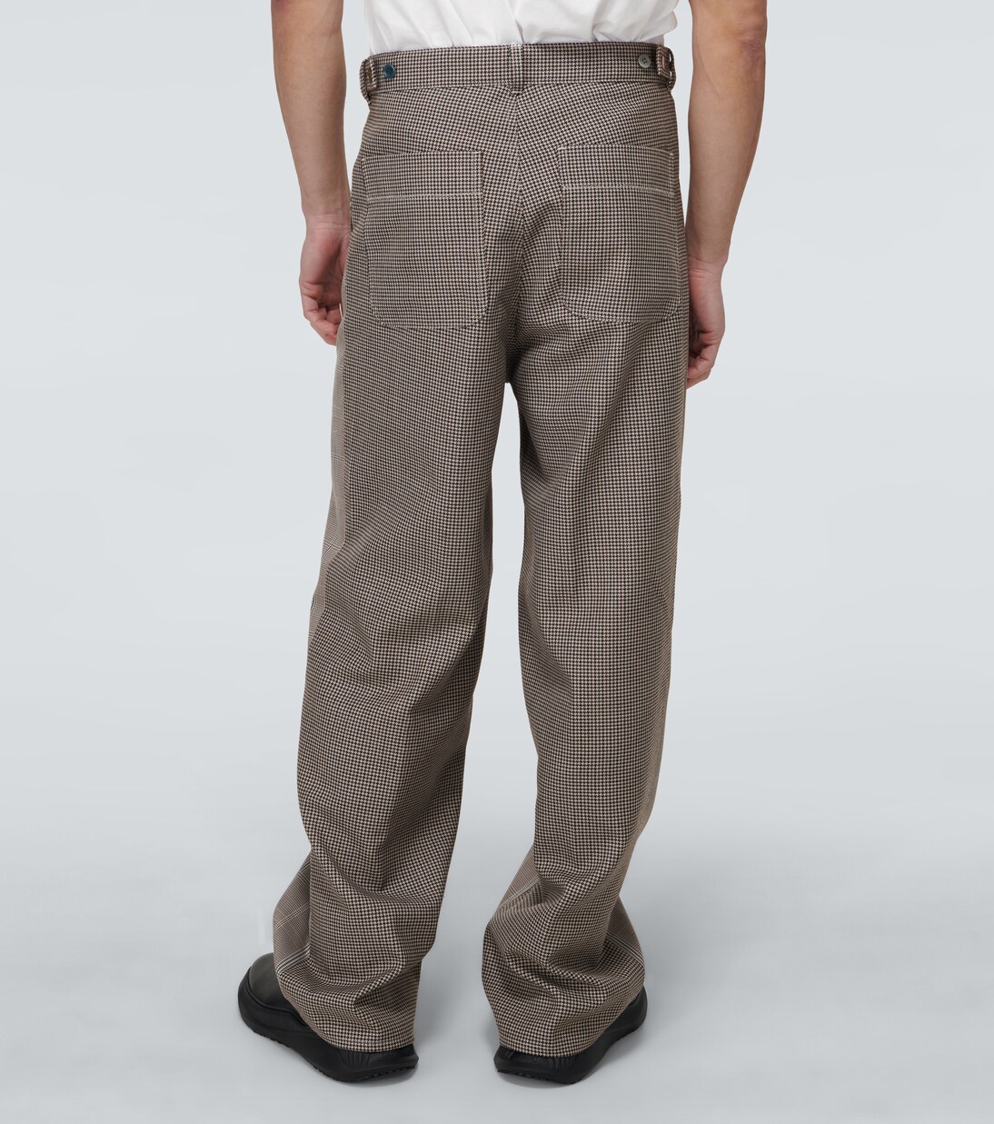 Checked wide-leg pants | Undercover