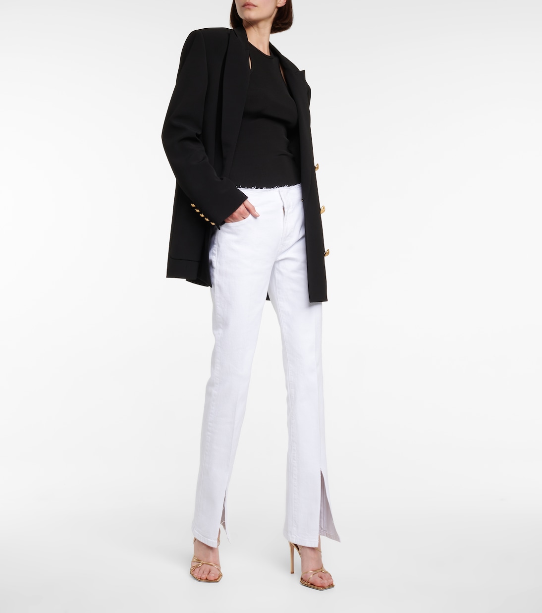 Jean bootcut à taille mi-haute | Frame