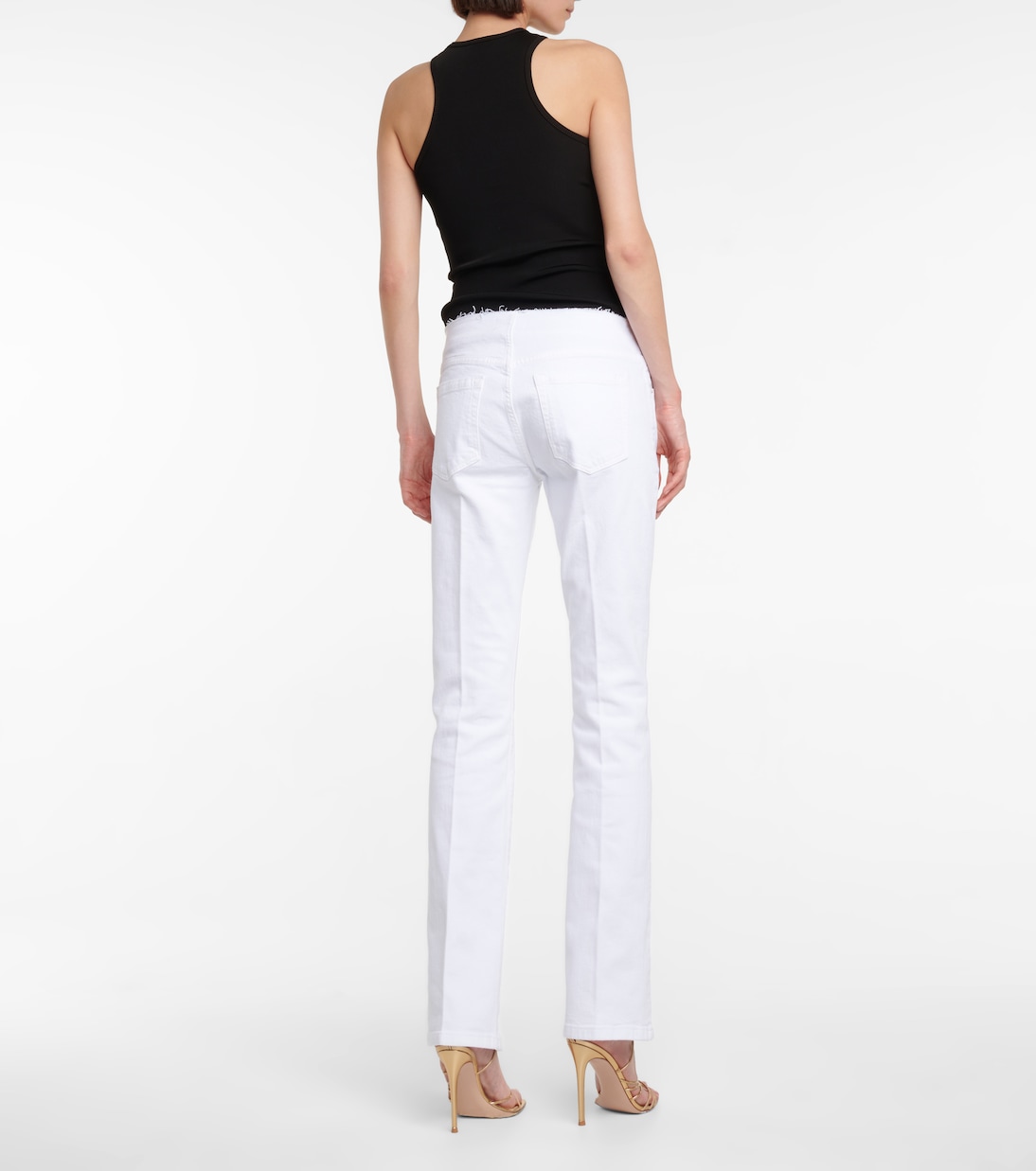 Jean bootcut à taille mi-haute | Frame