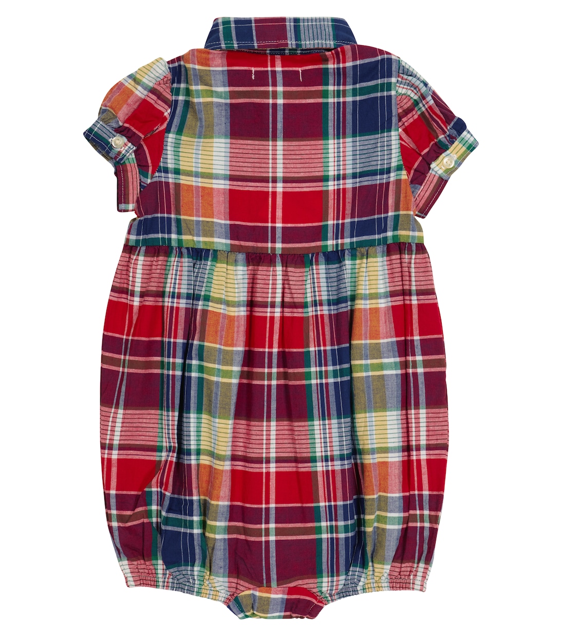 Baby checked cotton playsuit | Polo Ralph Lauren Kids