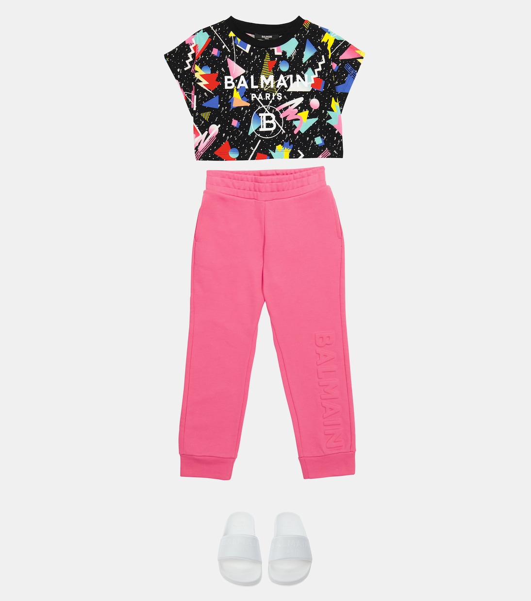 Cotton sweatpants | Balmain Kids
