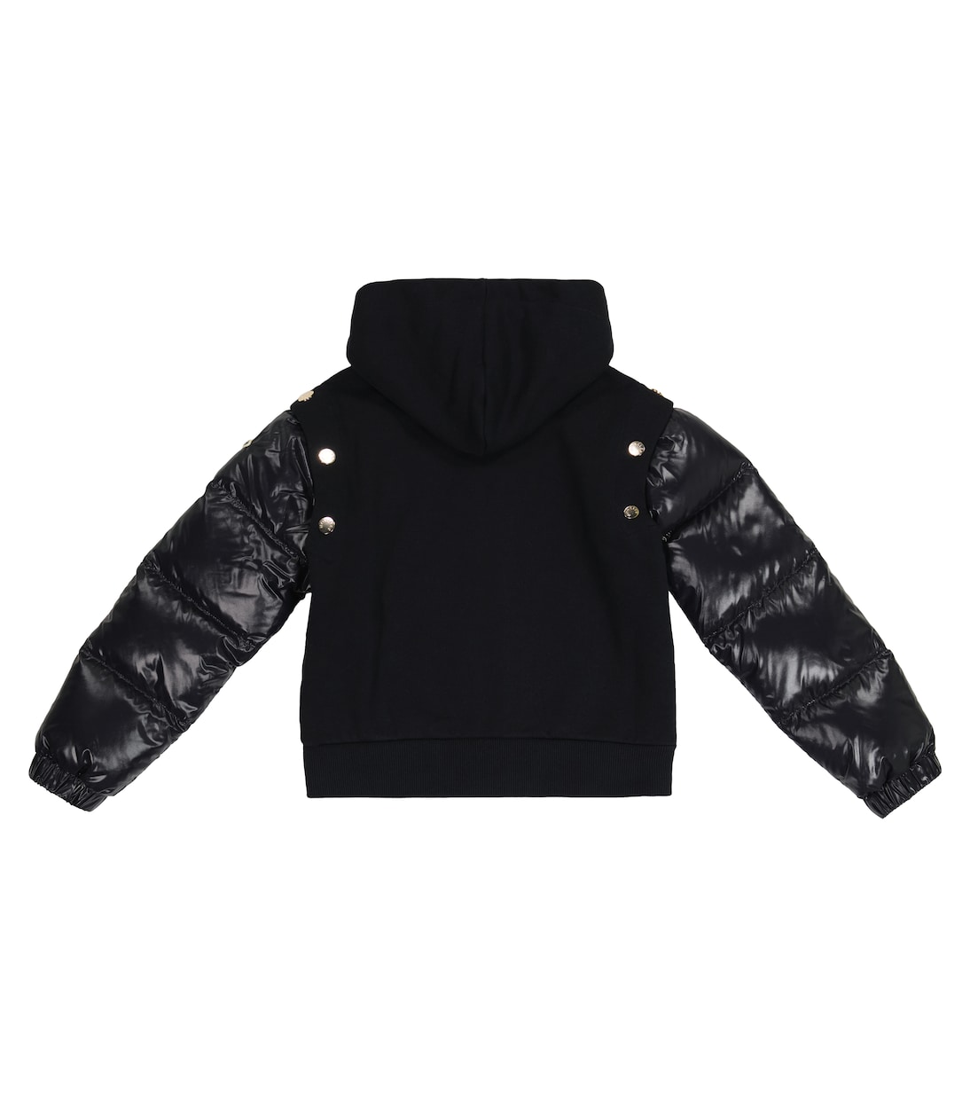 Zipped cotton-blend hoodie | Moncler Enfant