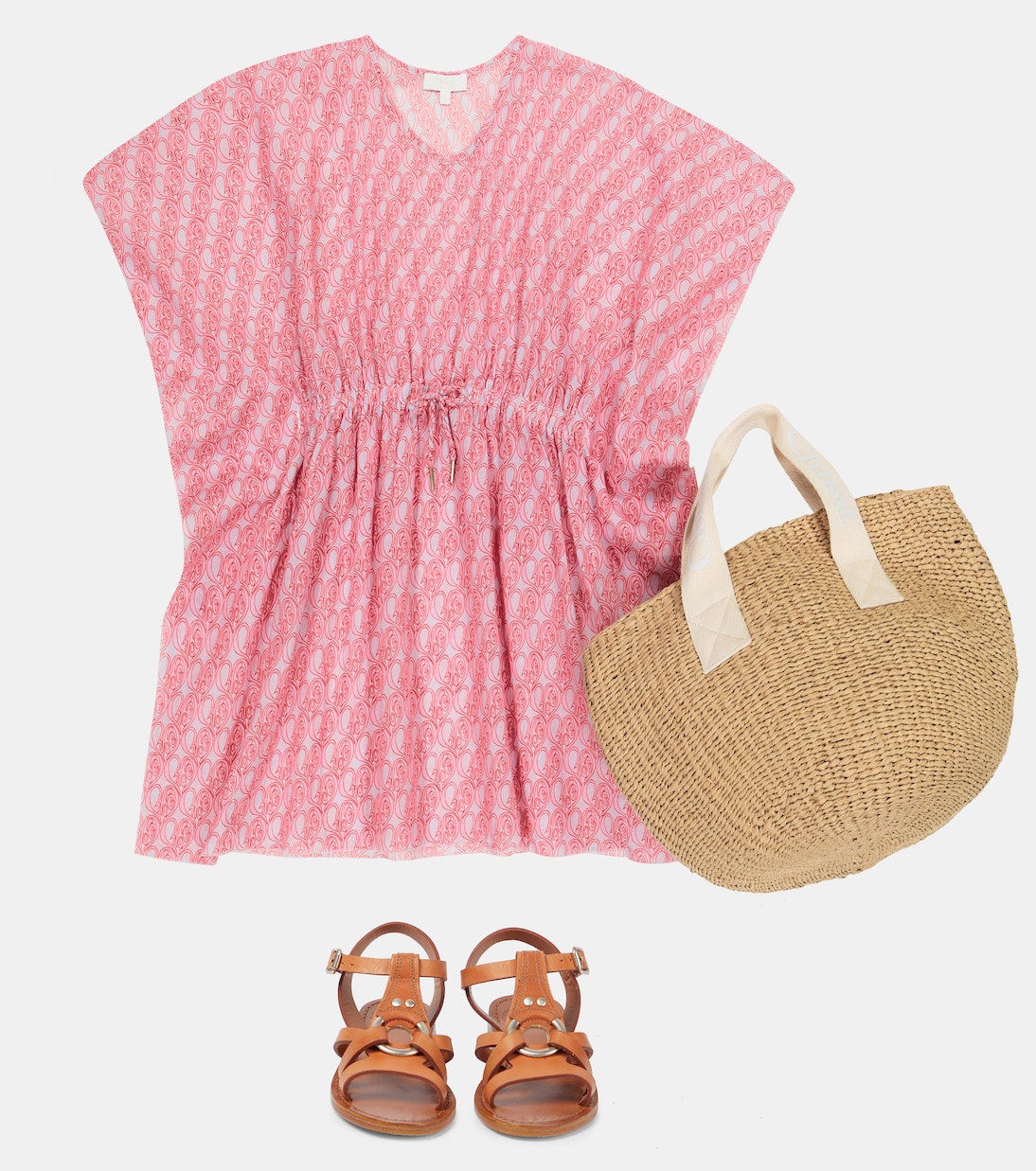 Robe imprimée en coton | Chloé Kids