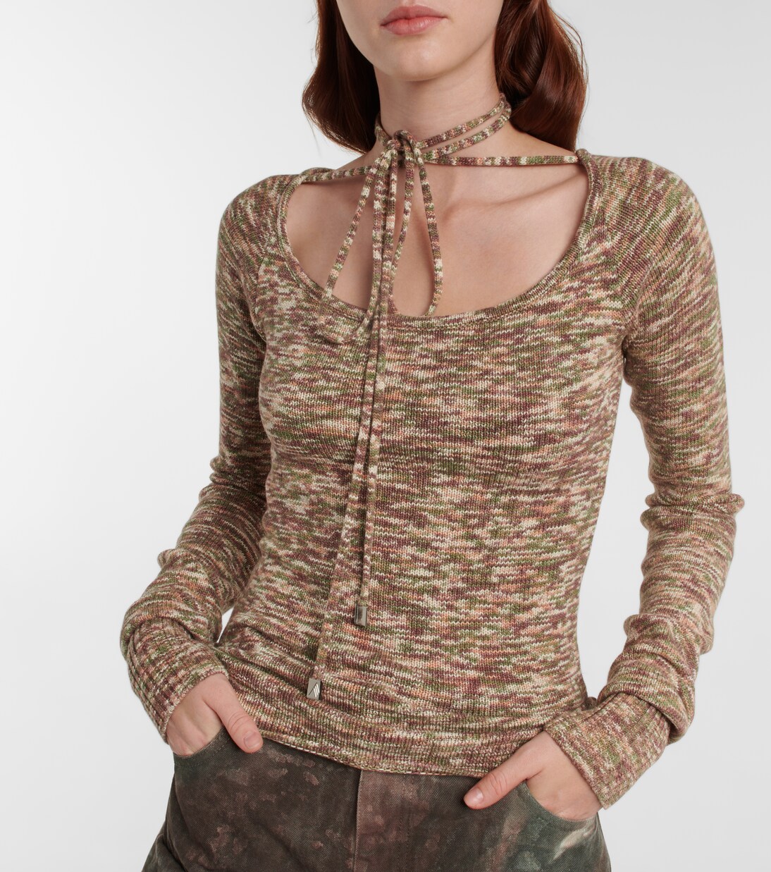 Pull Heather en coton mélangé | The Attico