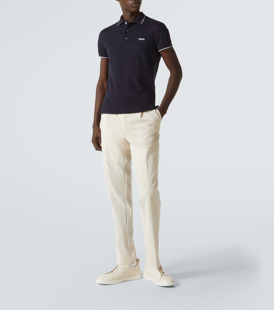 Polohemd aus einem Baumwollgemisch | Zegna