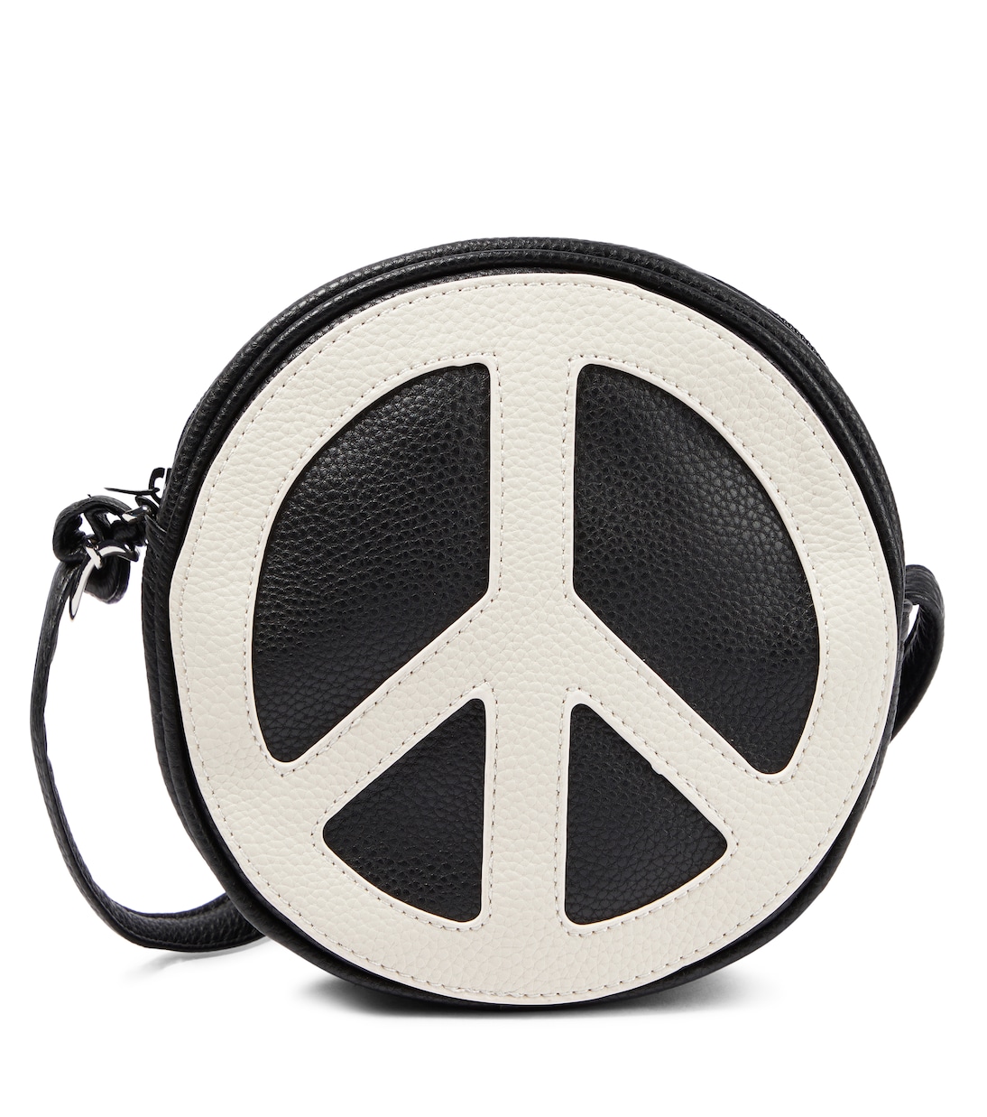 Peace round faux leather crossbody bag | Molo