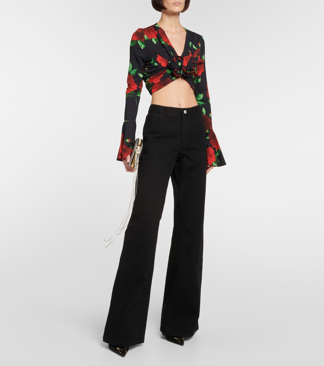 Low-rise flared jeans | Magda Butrym