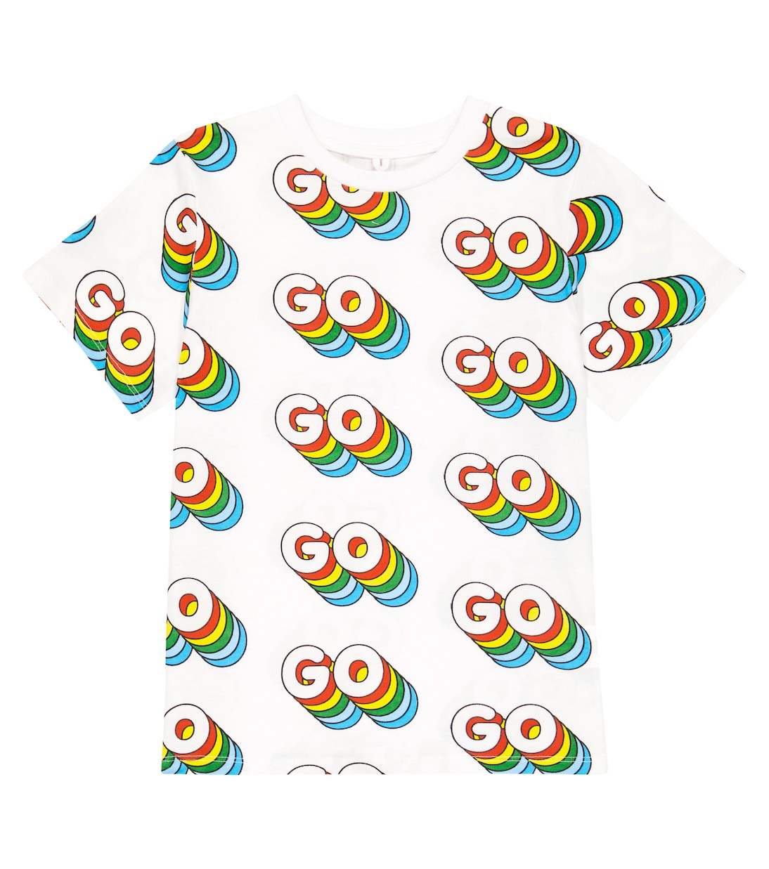 Camiseta en jersey de algodón estampada | Stella McCartney Kids