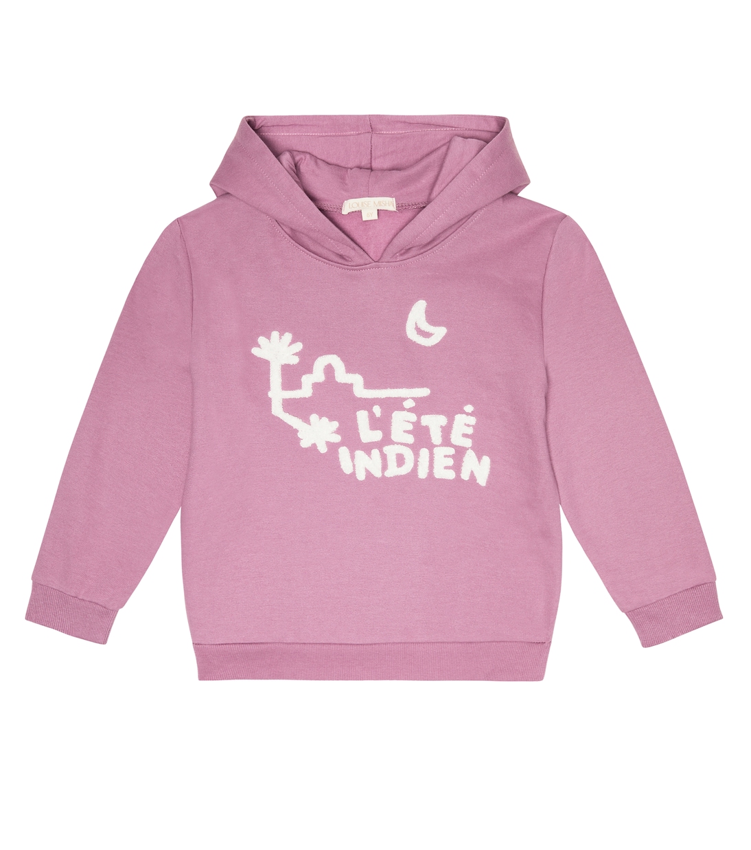 Issah embroidered cotton hoodie | Louise Misha
