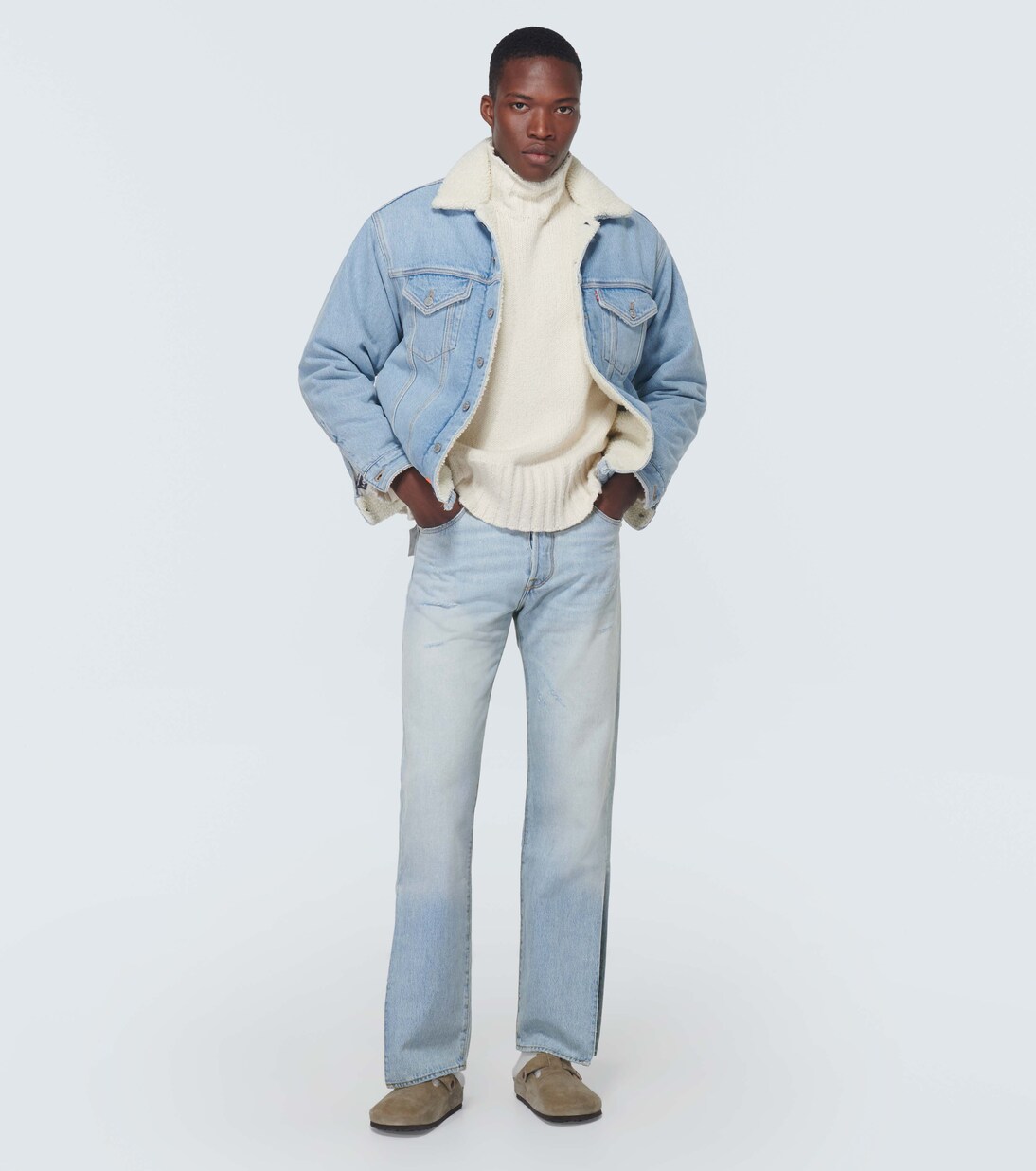 x Levi's® 501 low-rise straight jeans | ERL
