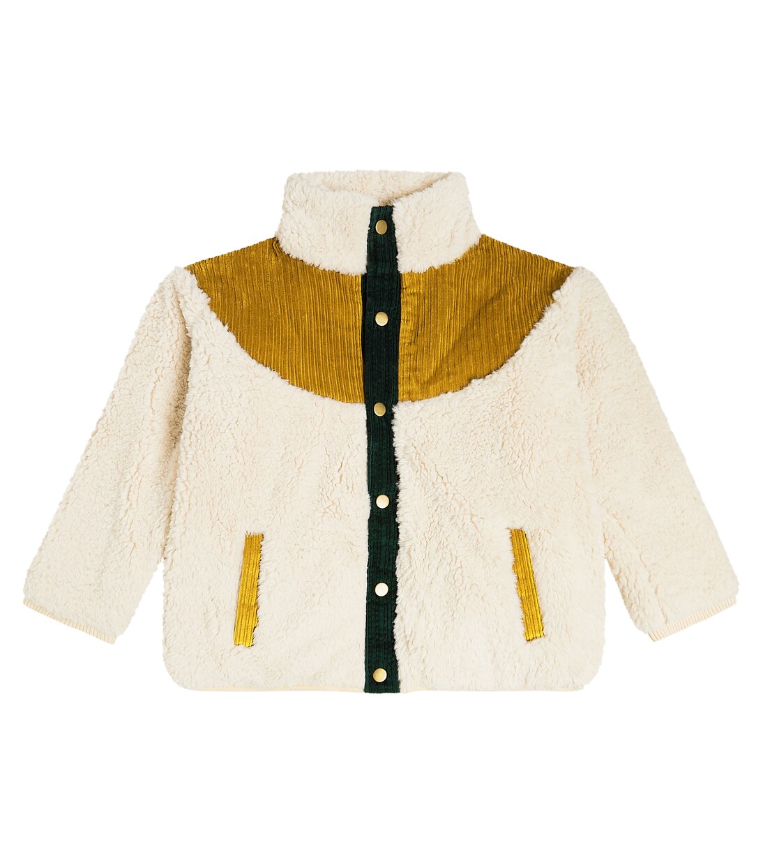 Ayser paneled fleece and corduroy jacket | Louise Misha