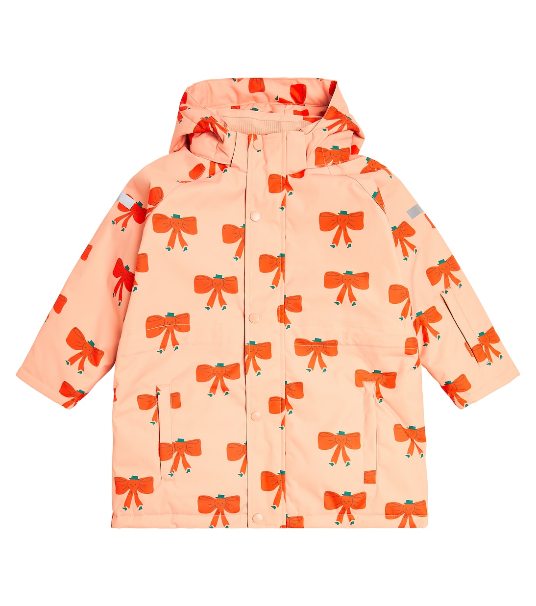 Tiny Bow technical snow jacket | Tinycottons