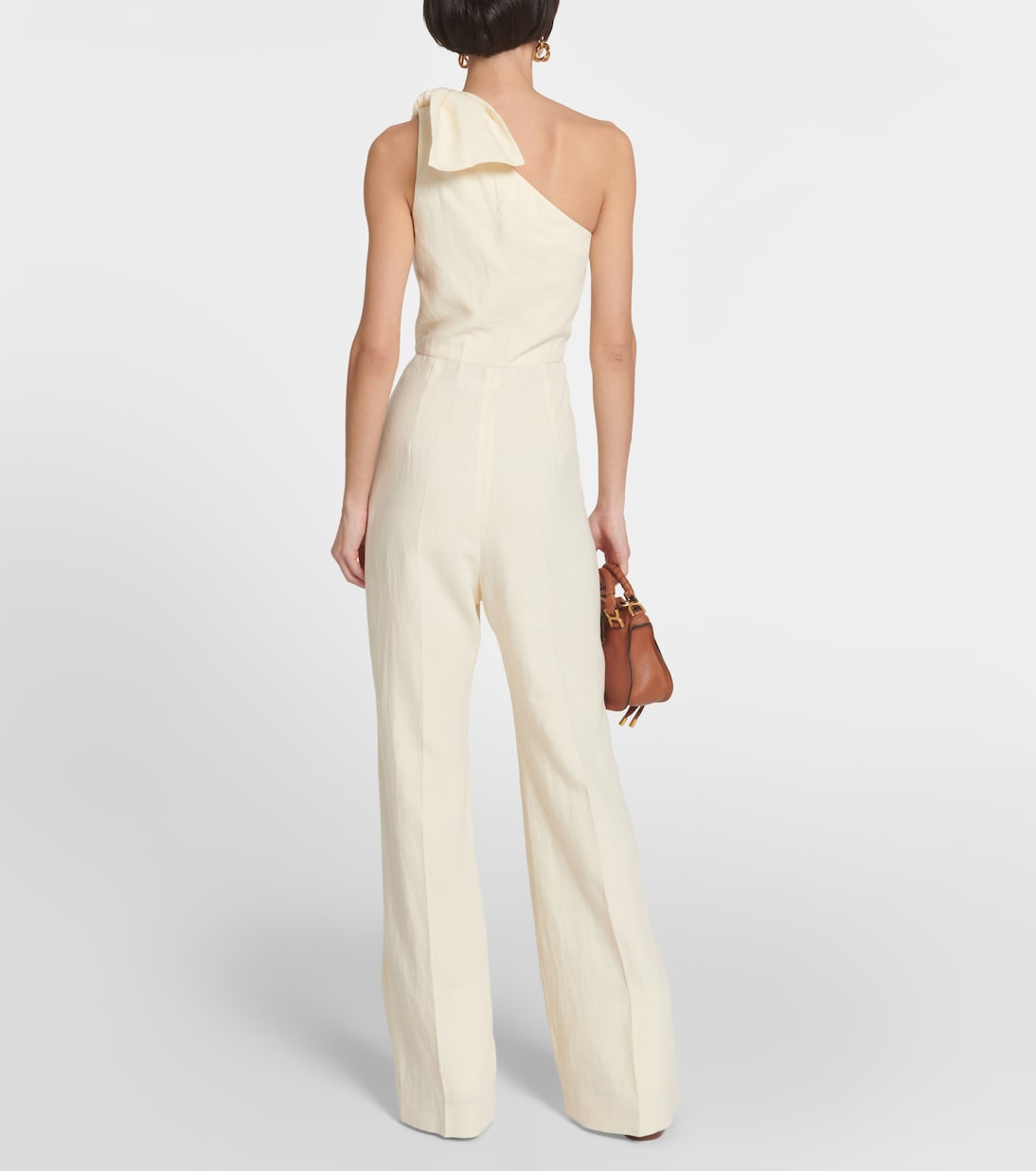 Mono asimétrico de lino | Chloé