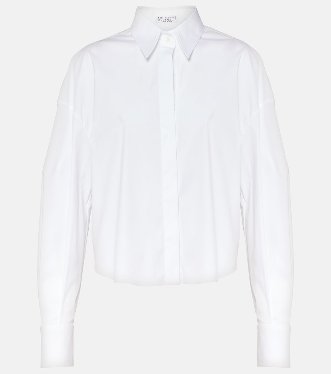 Cotton-blend shirt | Brunello Cucinelli