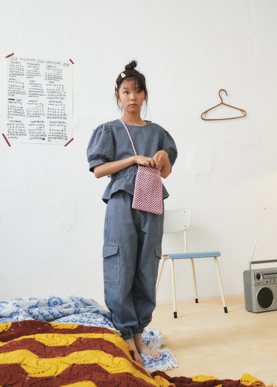 Ventura striped denim top | The New Society