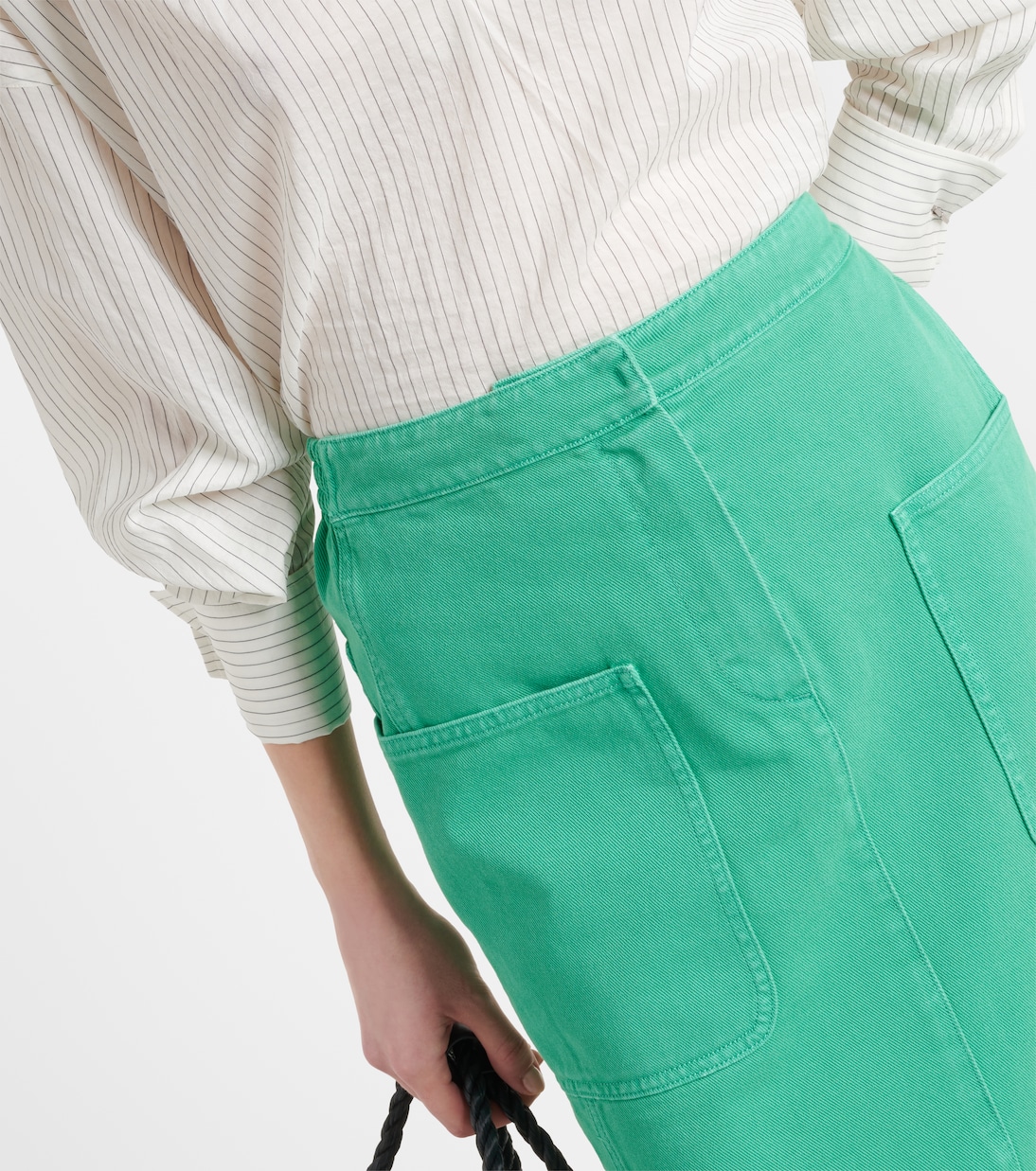 Midirock Werther aus Baumwoll-Drill | Max Mara