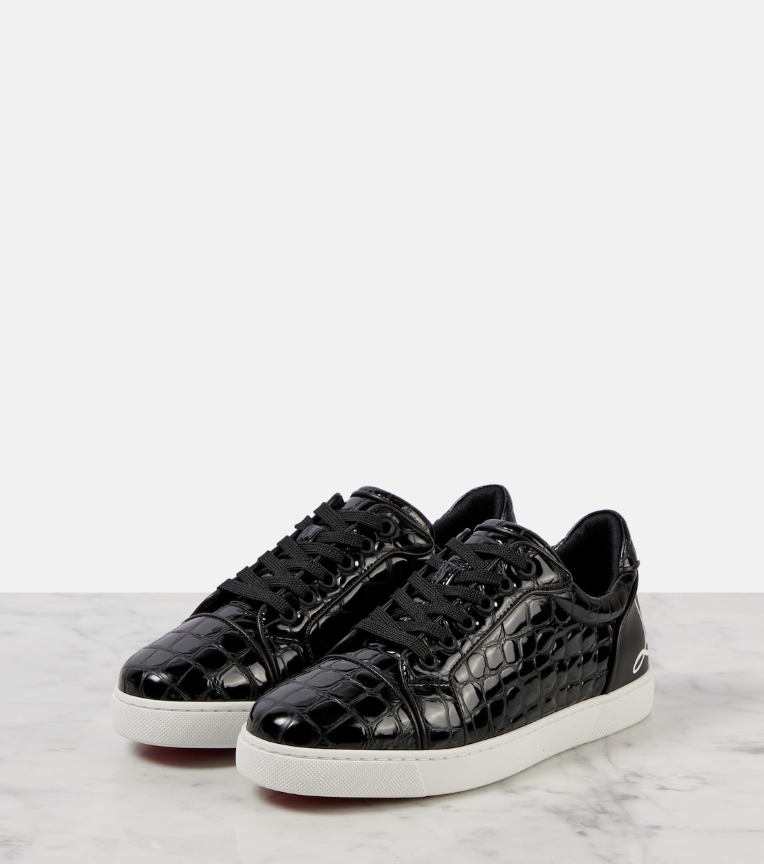 Sneakers Fun Vieira in pelle stampata | Christian Louboutin