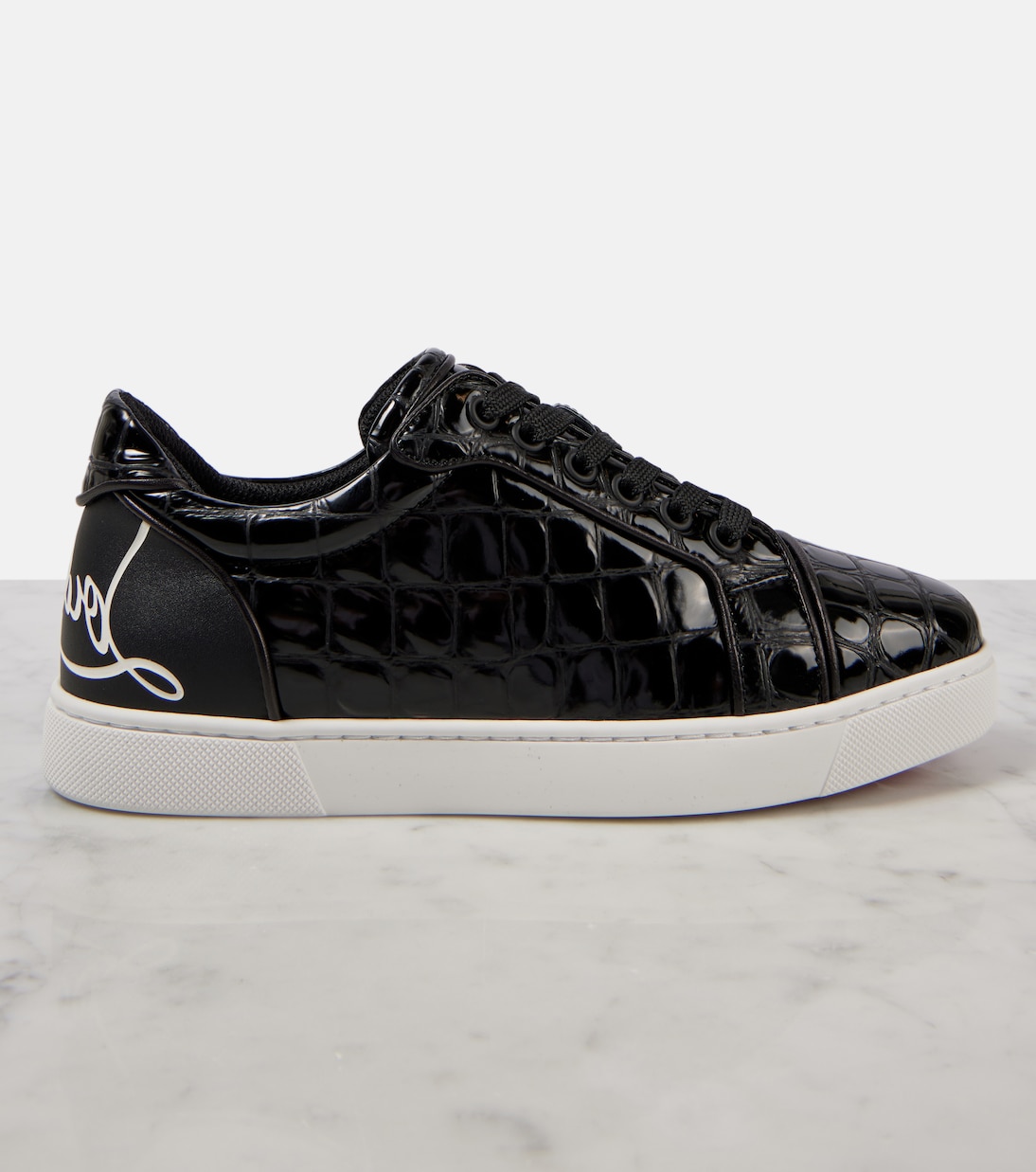 Sneakers Fun Vieira in pelle stampata | Christian Louboutin
