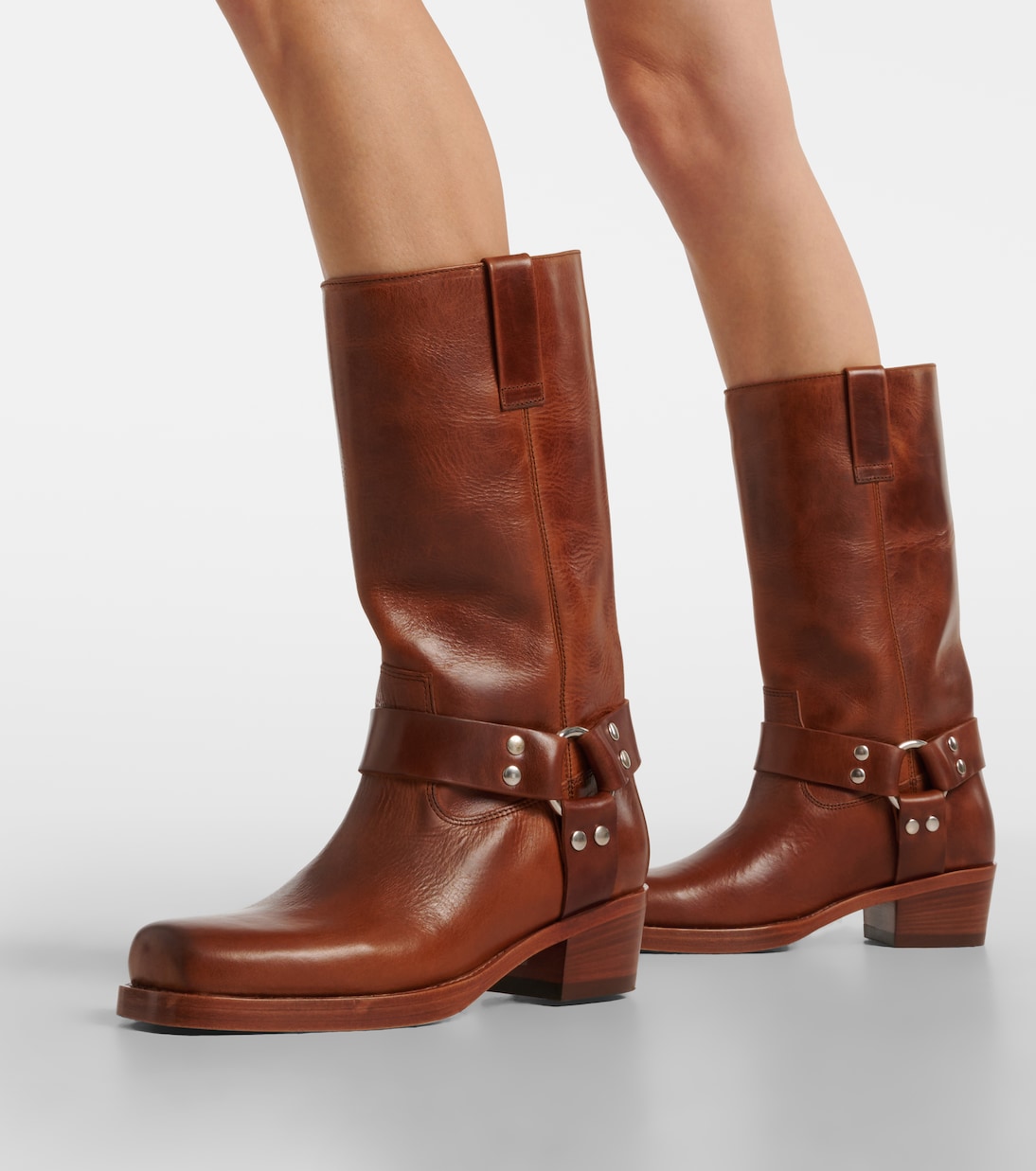 Roxy 45 leather biker boots | Paris Texas
