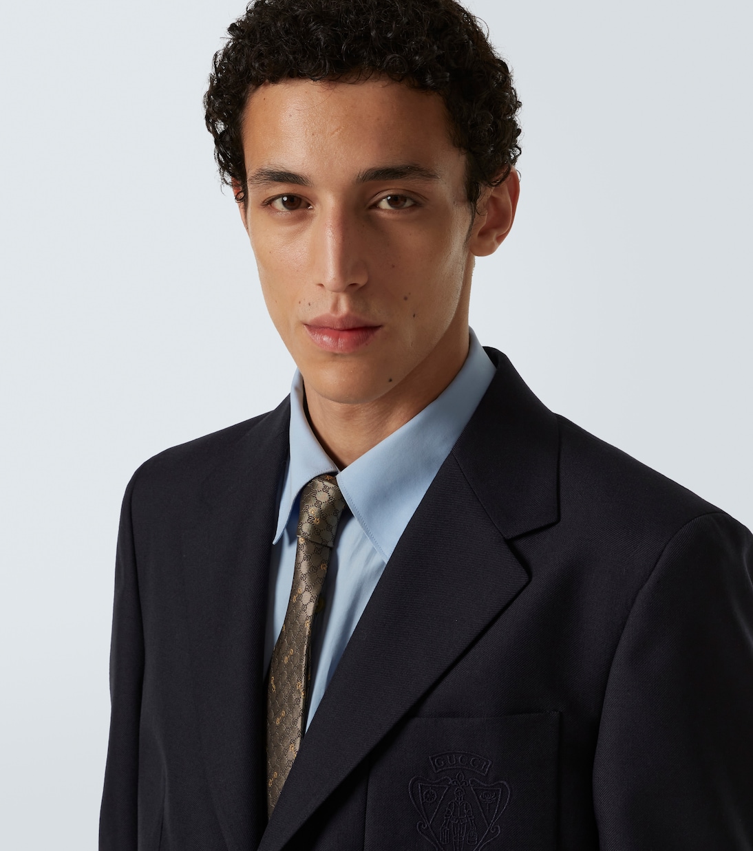 Cravatta GG in seta jacquard | Gucci