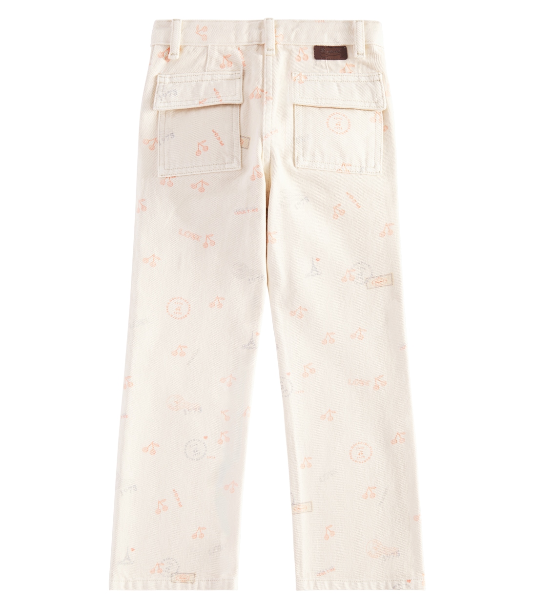 Pantalones Gretchen de denim de algodón | Bonpoint