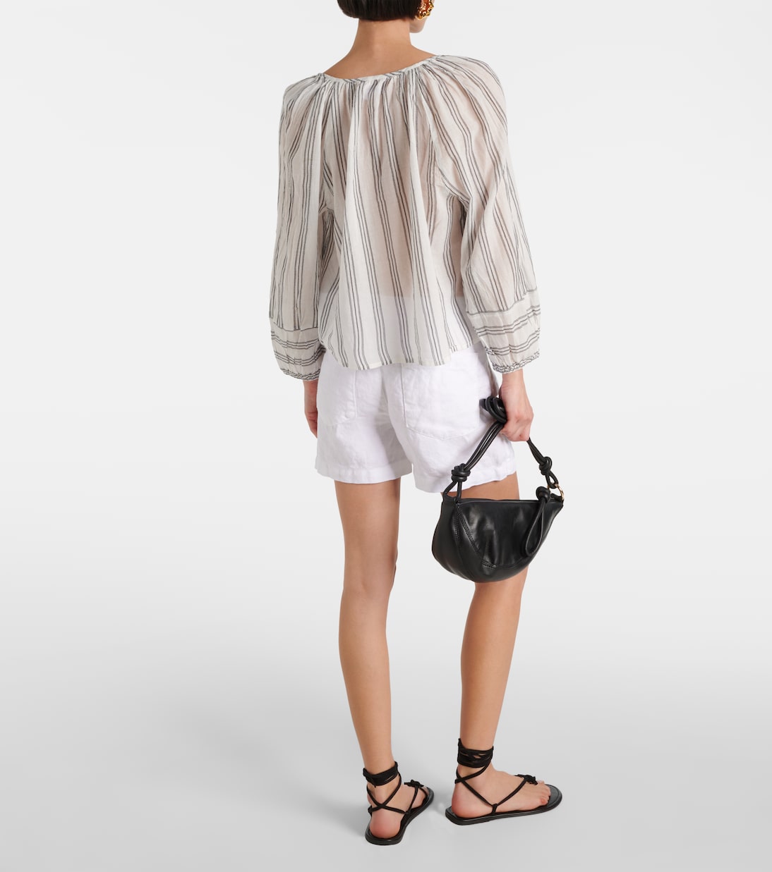 Besticktes Top Gianna aus Baumwolle | Velvet