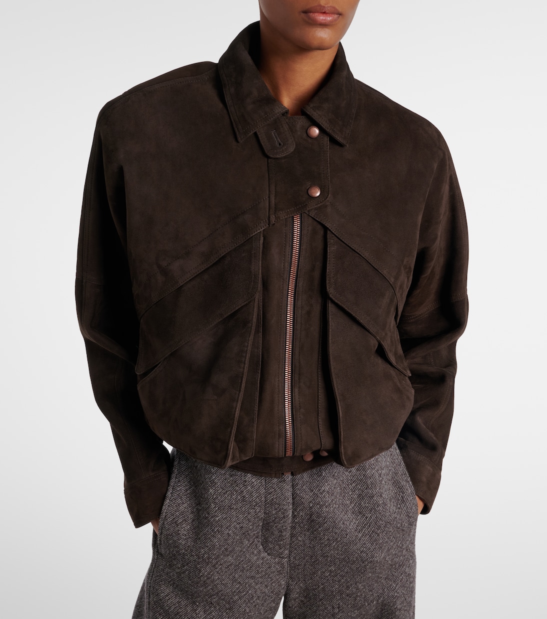 Suede jacket | Magda Butrym