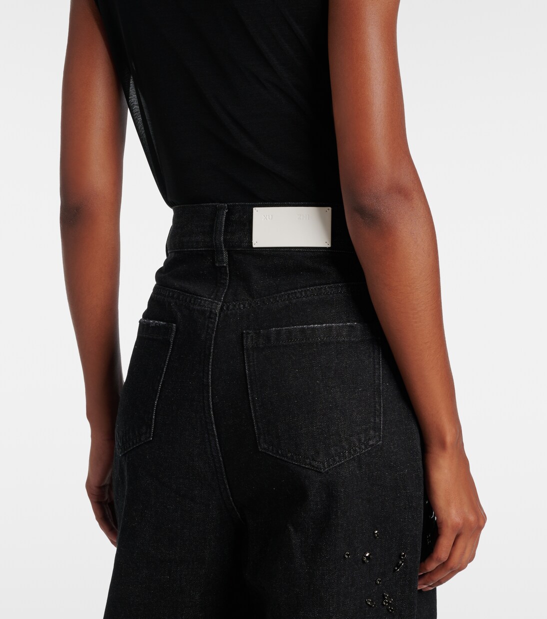 Jeans a gamba larga distressed | Xu Zhi