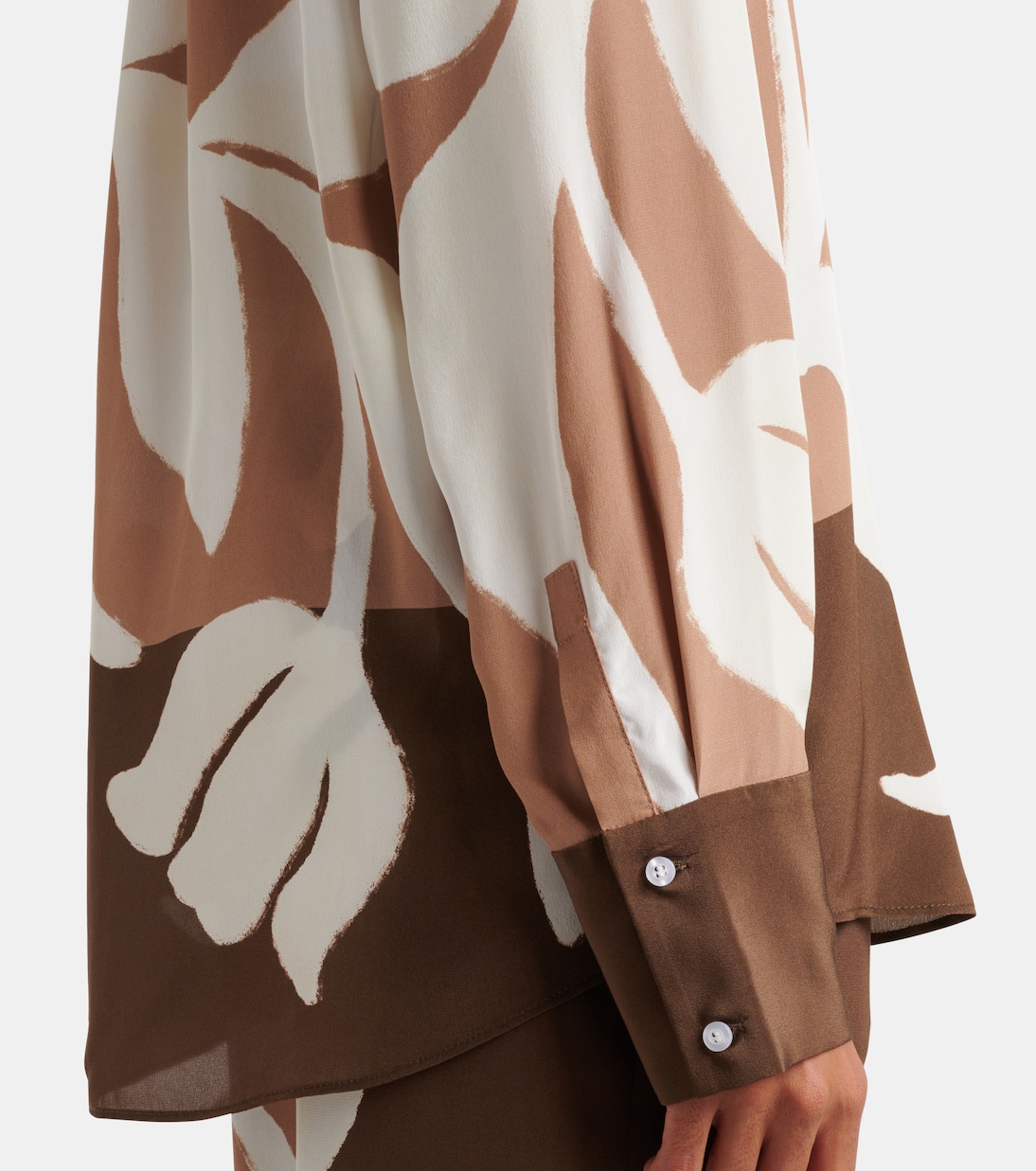 Pyjama-Oberteil aus Seidensatin | SIR