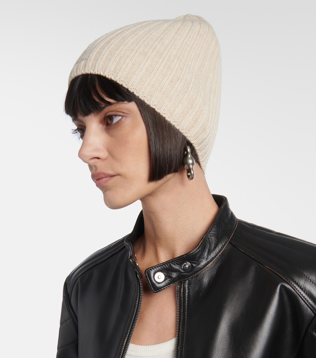 Berretto Face in lana a coste | Acne Studios