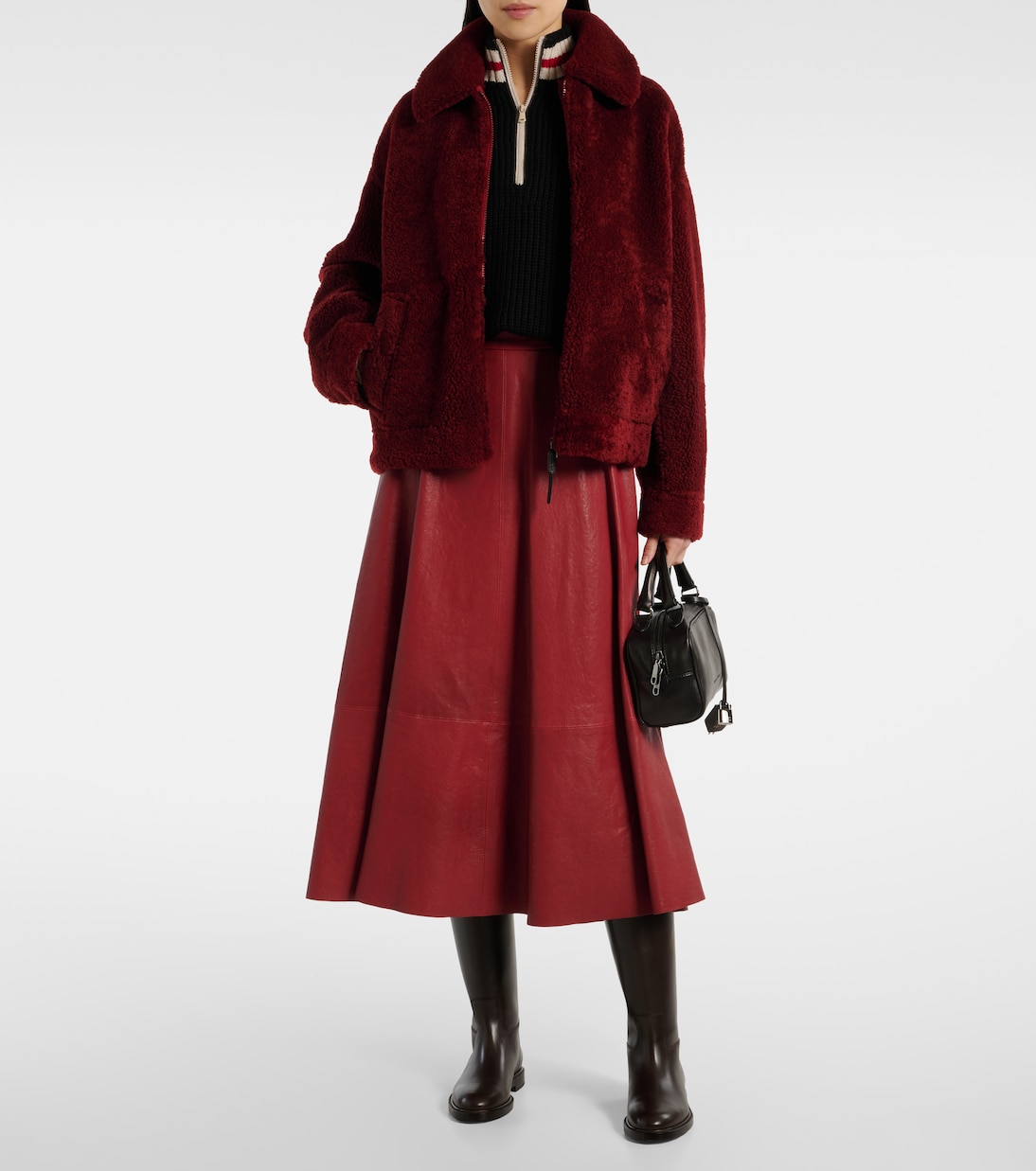 Jersey de lana con cremallera | Brunello Cucinelli