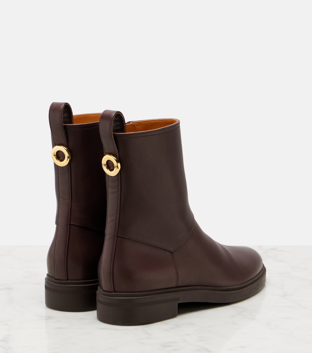 Kilda leather ankle boots | Loro Piana