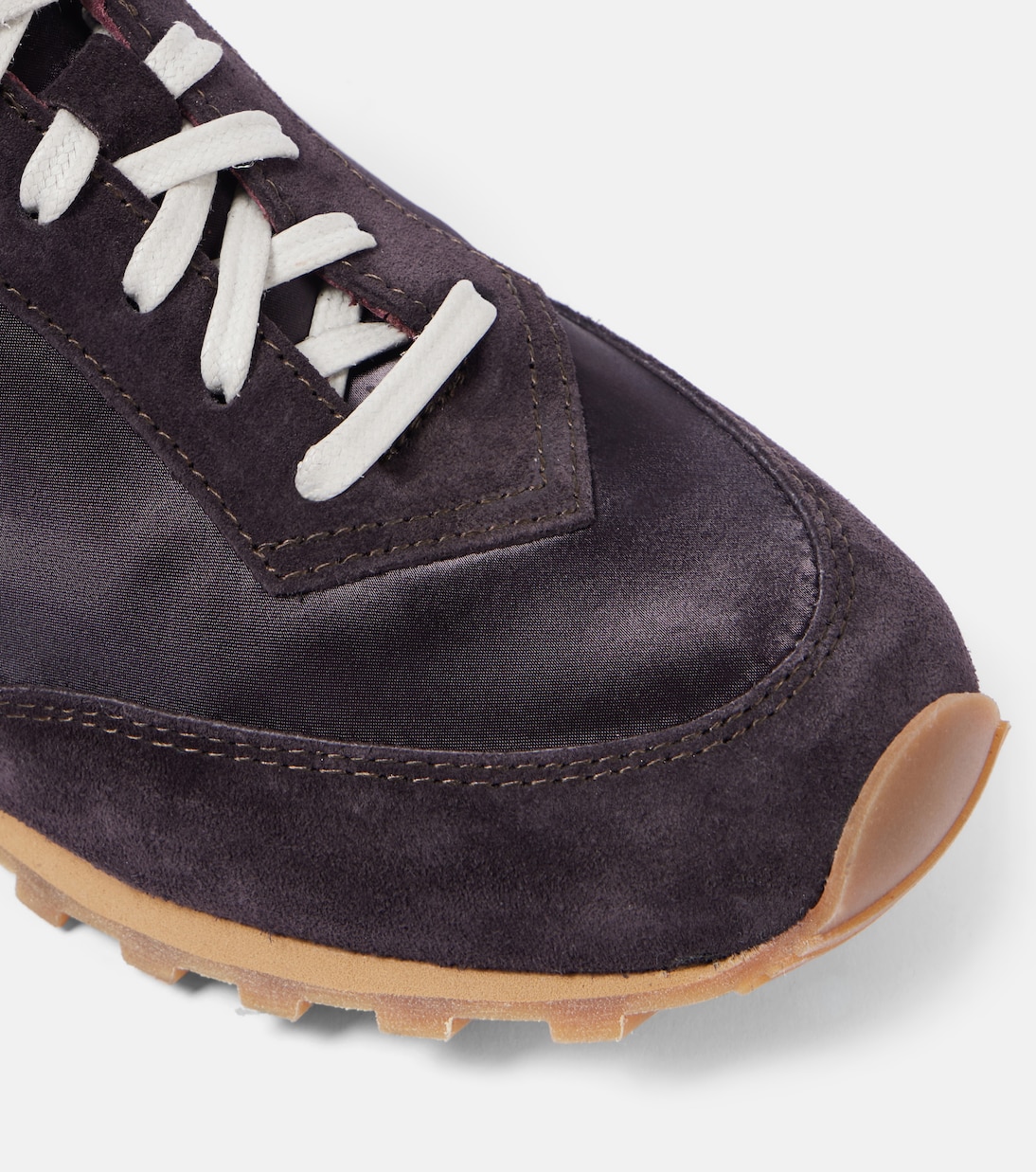 Sneakers Slim Runner aus Satin | Le Monde Béryl