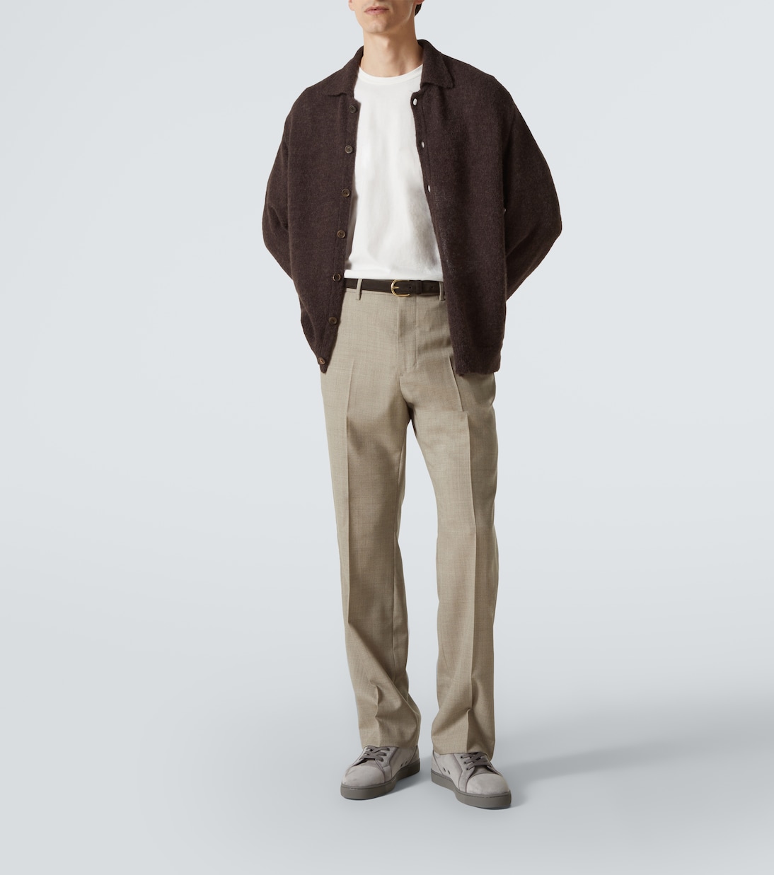 Baskets Louis Junior en daim | Christian Louboutin