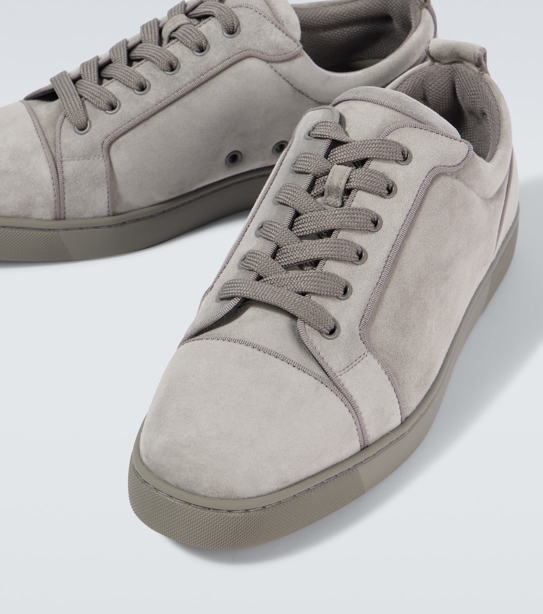 Baskets Louis Junior en daim | Christian Louboutin