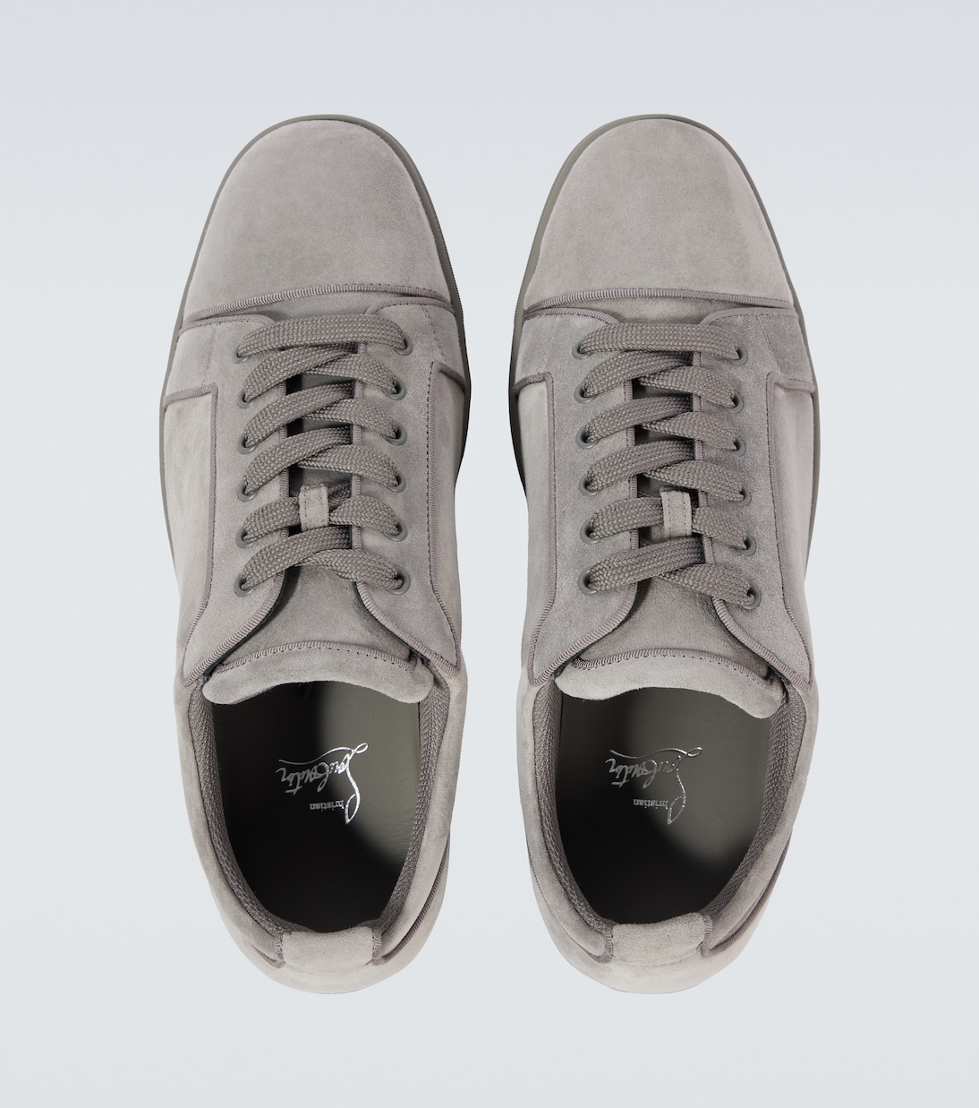 Baskets Louis Junior en daim | Christian Louboutin