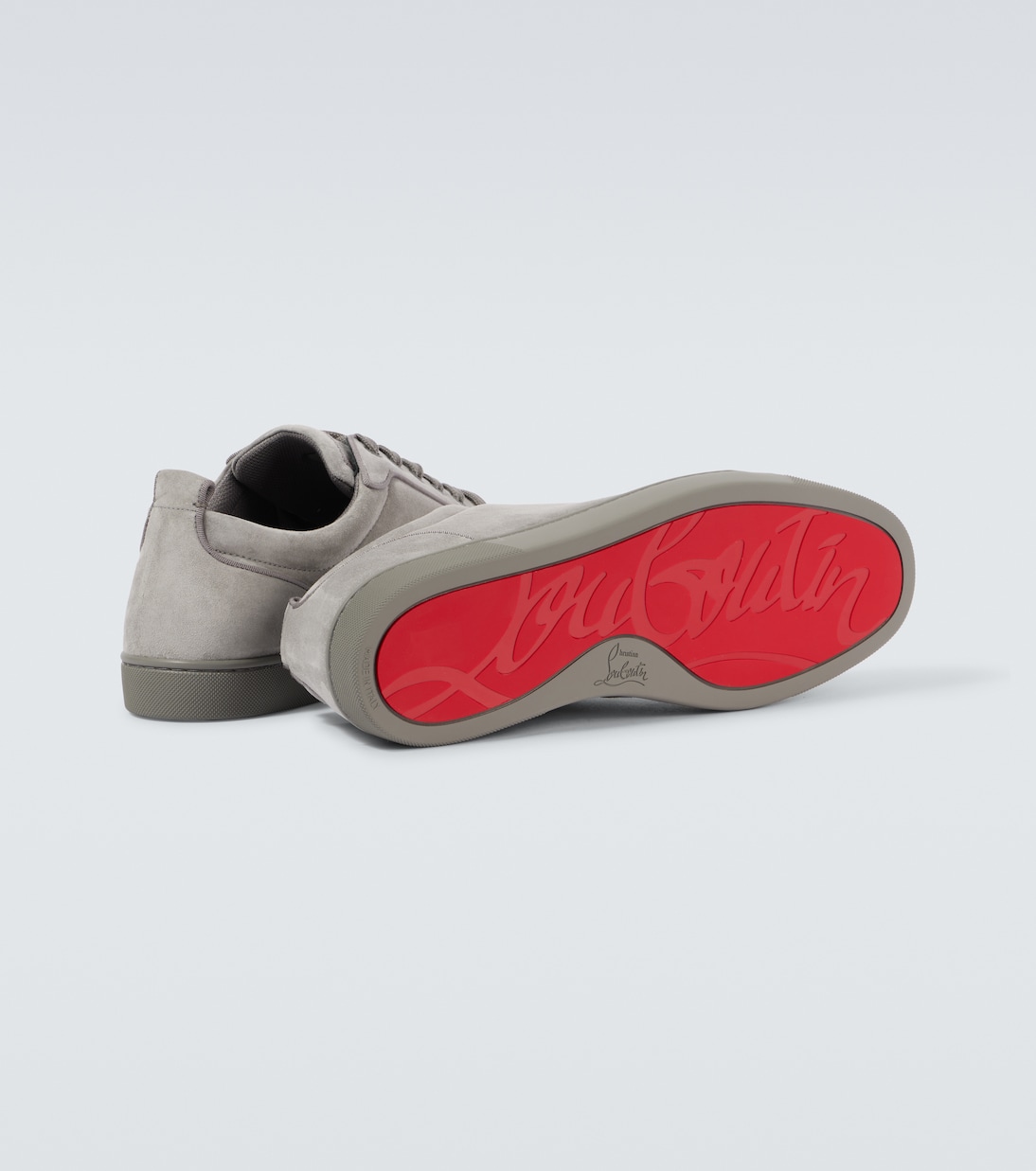 Baskets Louis Junior en daim | Christian Louboutin