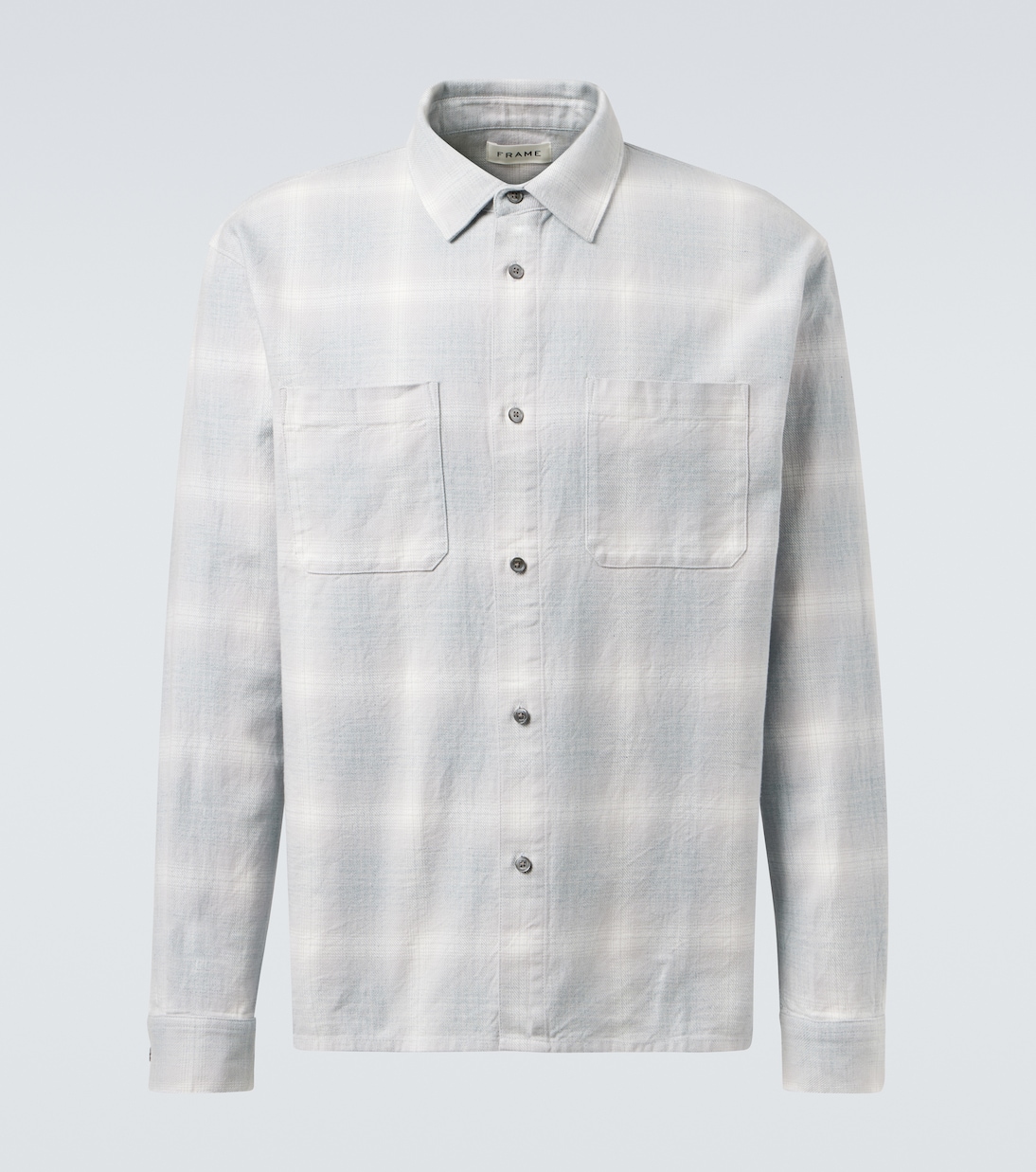 Checked cotton overshirt | Frame