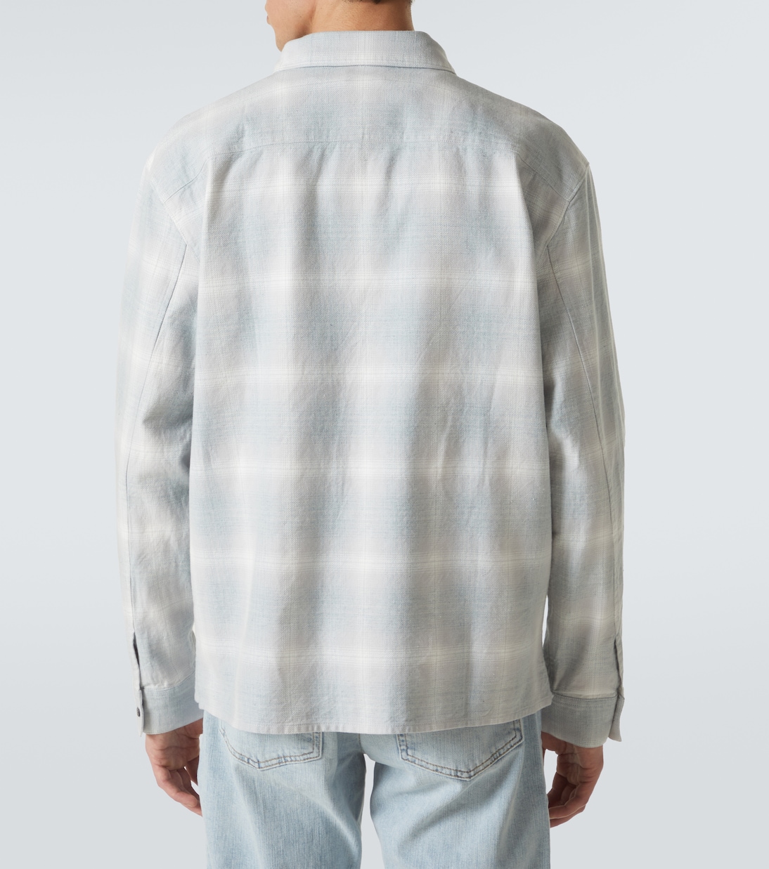 Checked cotton overshirt | Frame