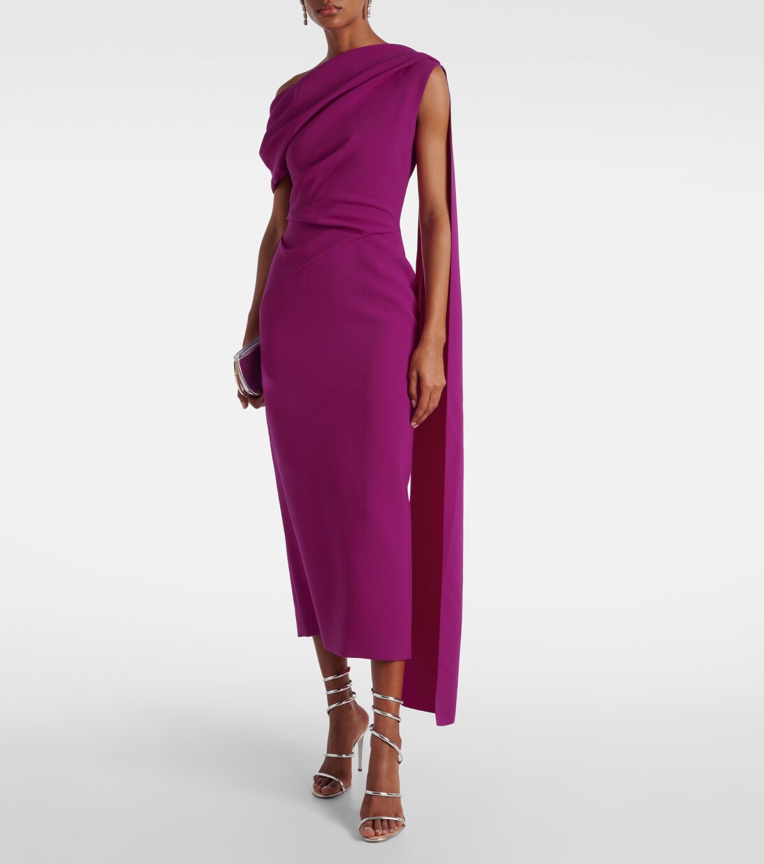 Robe midi Maite en crêpe | Roksanda