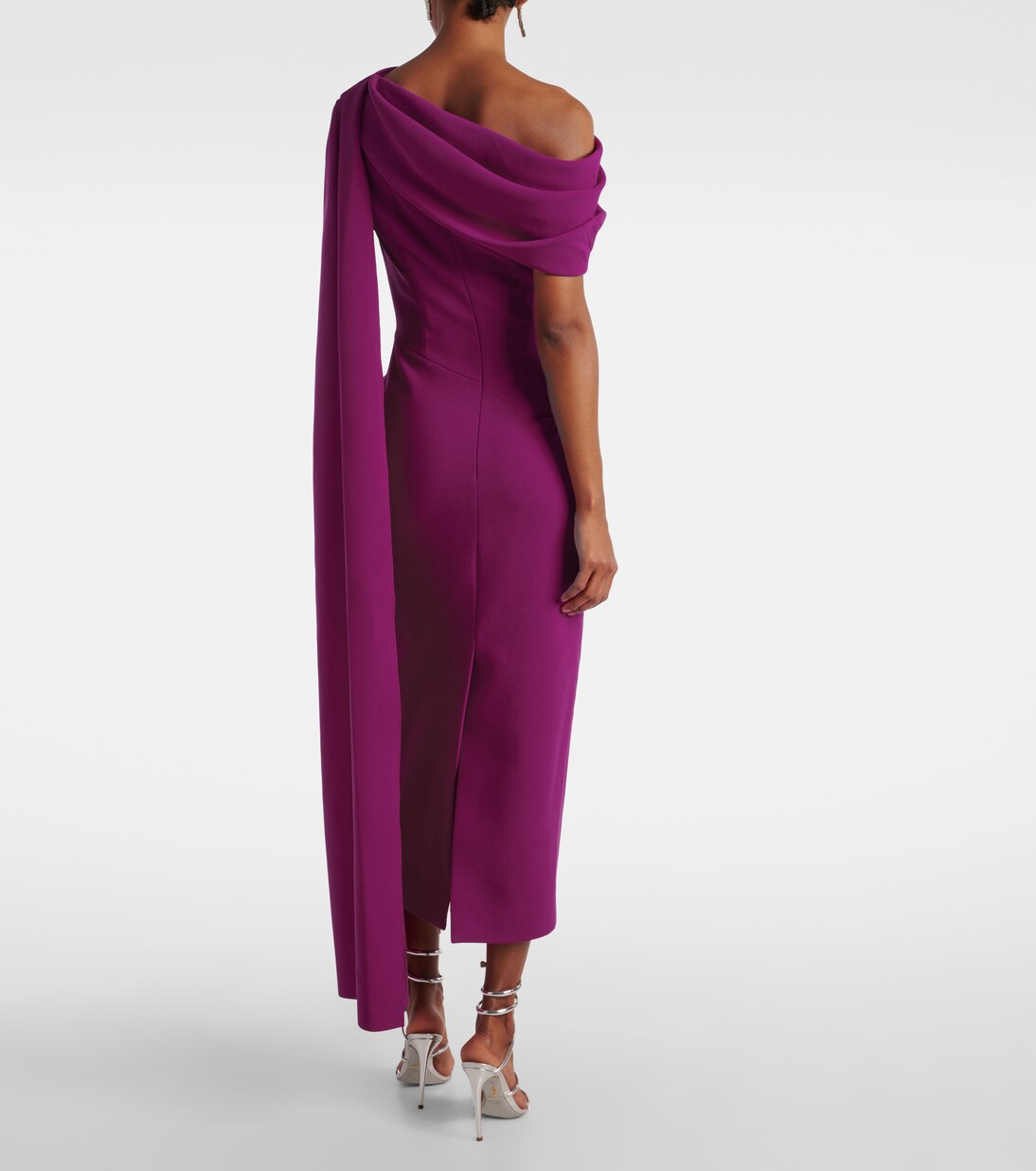 Robe midi Maite en crêpe | Roksanda