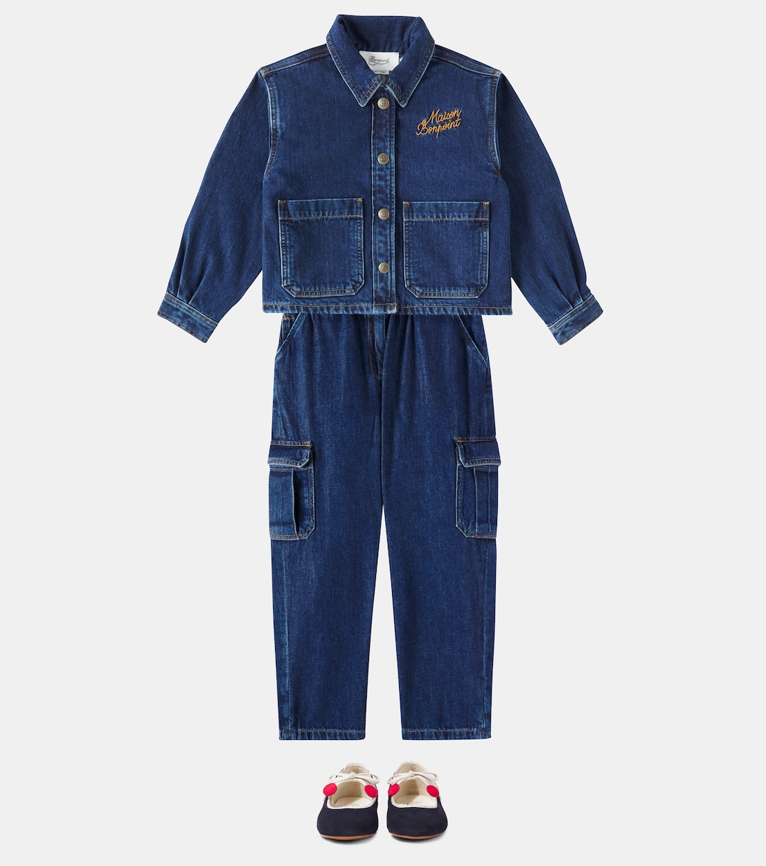 Enrichetta cargo jeans | Bonpoint