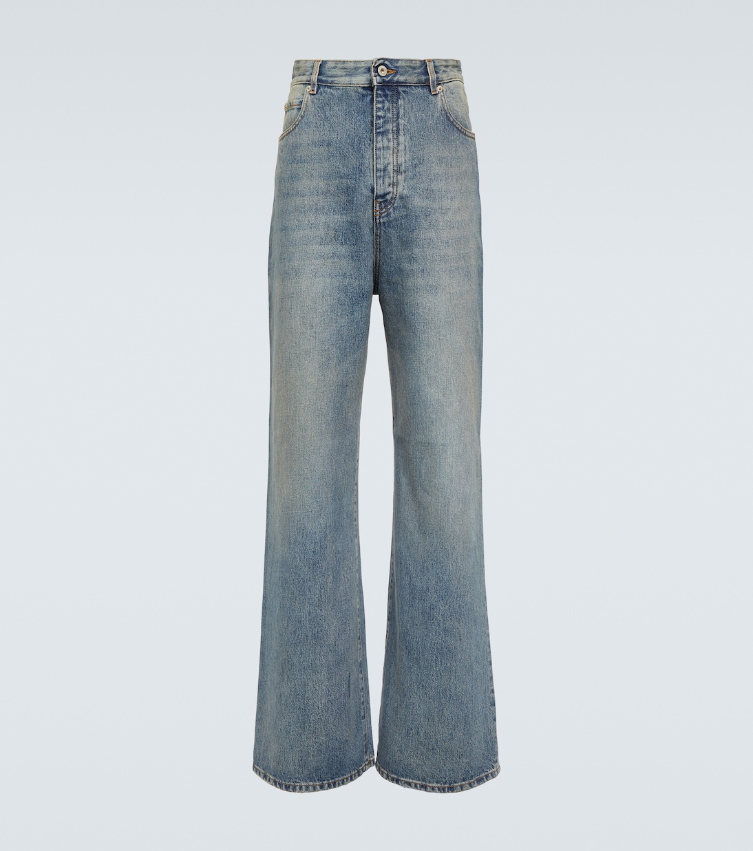 Faded wide-leg jeans | Loewe